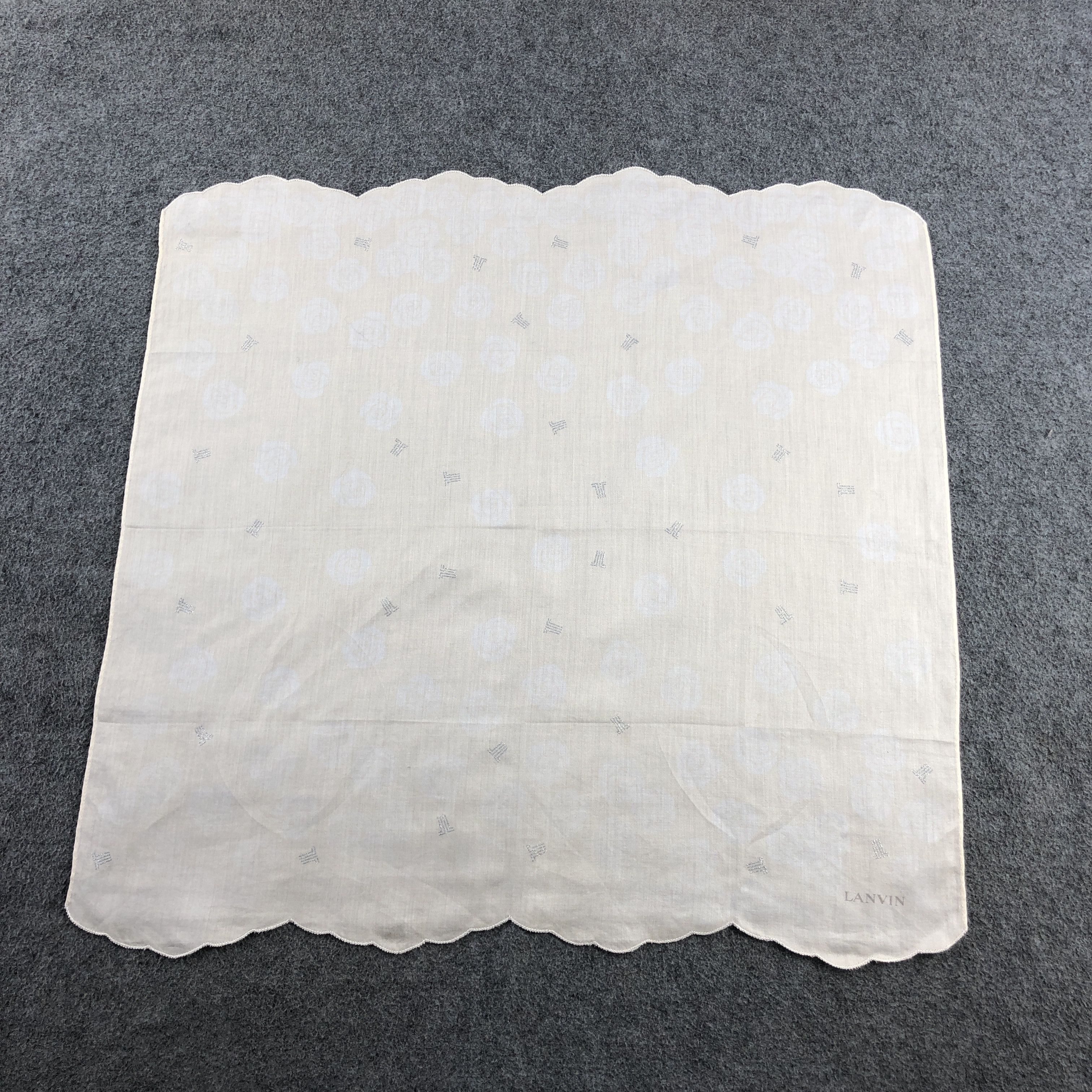 Lanvin Lanvin Floral Handkerchief Neckerchief Bandana H2800 Size ONE SIZE - 2 Thumbnail