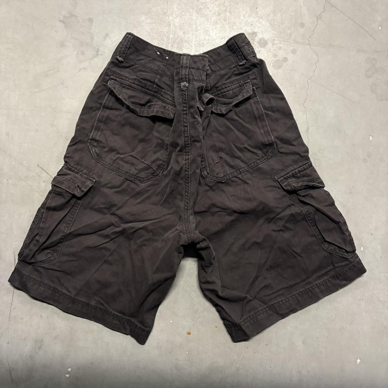 UNIONBAY Crazy Vintage Y2K/2000s Black Union Bay Skater Style Grunge Cargo Shorts! Size US 36 / EU 52 - 3 Thumbnail