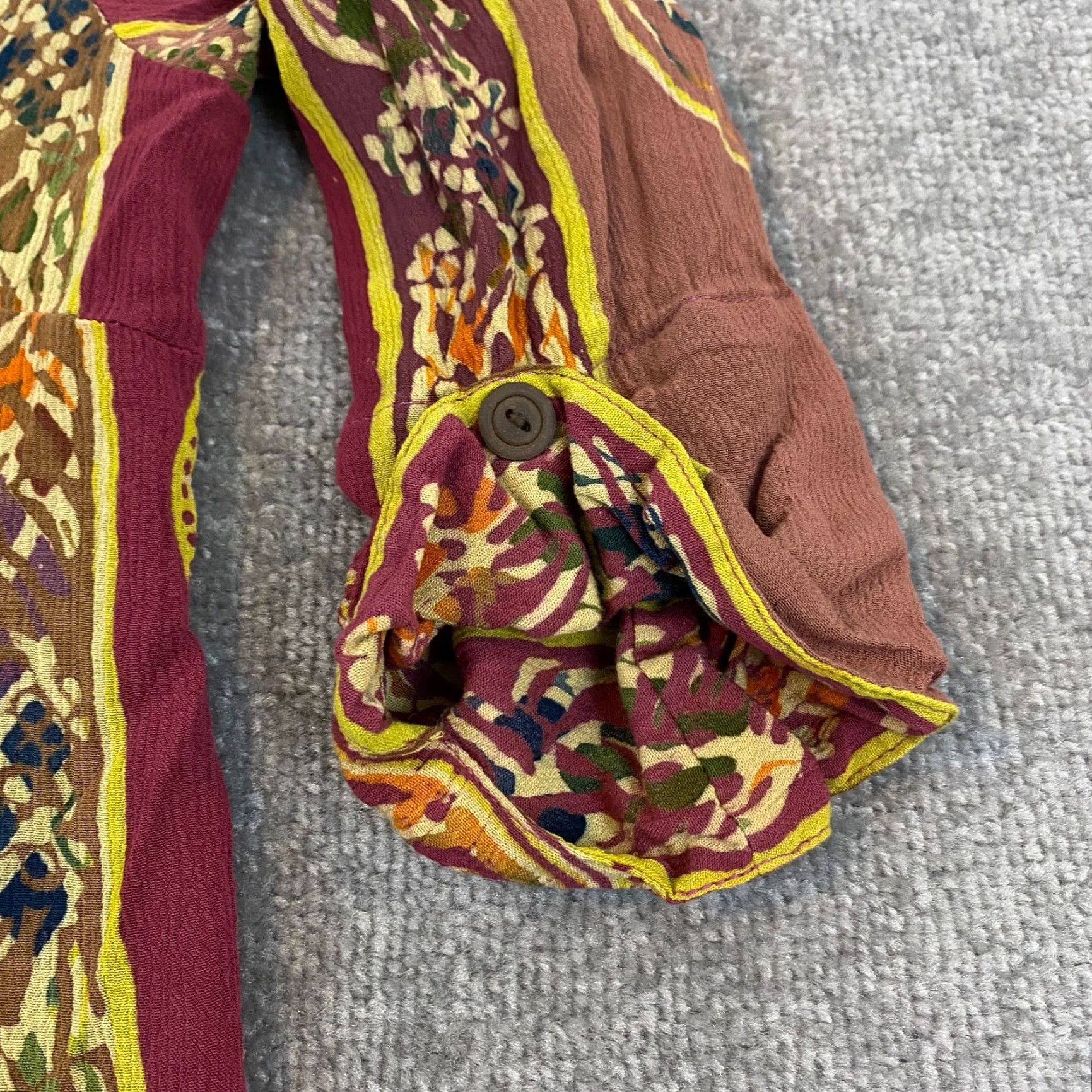 Soft Surroundings SOFT SURROUNDINGS Batik Tunic Top Womens Large Multicolor Viscose Rayon Oversize Tunic Blouse Size L / US 10 / IT 46 - 3 Thumbnail
