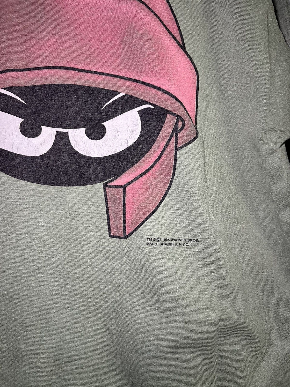 Warner Bros VTG 1995'S Looney Tunes Marvin The Martian “Martian Wear” XL Size US L / EU 52-54 / 3 - 9 Thumbnail