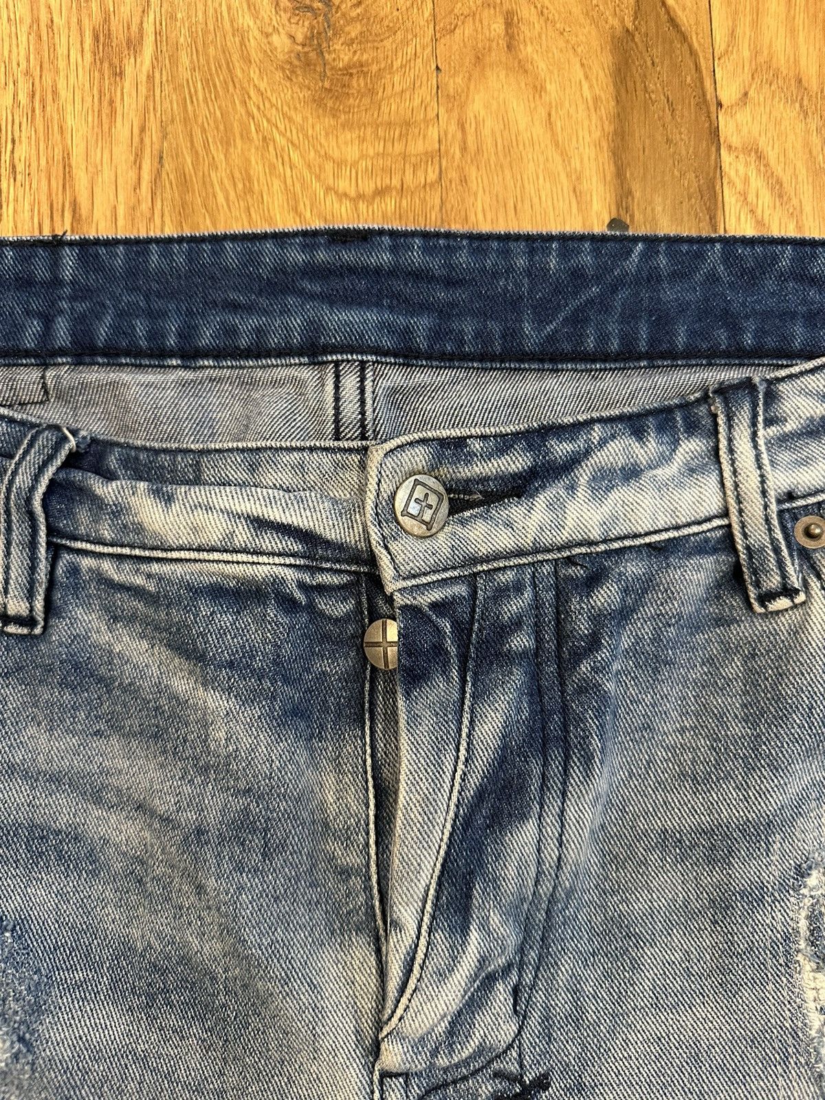 Ksubi Ksubi Stitch Patch Blue Denim Jeans Size 36 Size US 36 / EU 52 - 4 Thumbnail