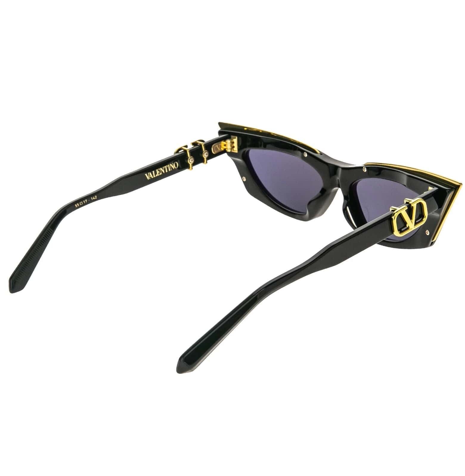 Valentino VALENTINO V GOLDCUT I VLS113 Gold VLS 113A Fashion Sunglass Size ONE SIZE - 6 Thumbnail