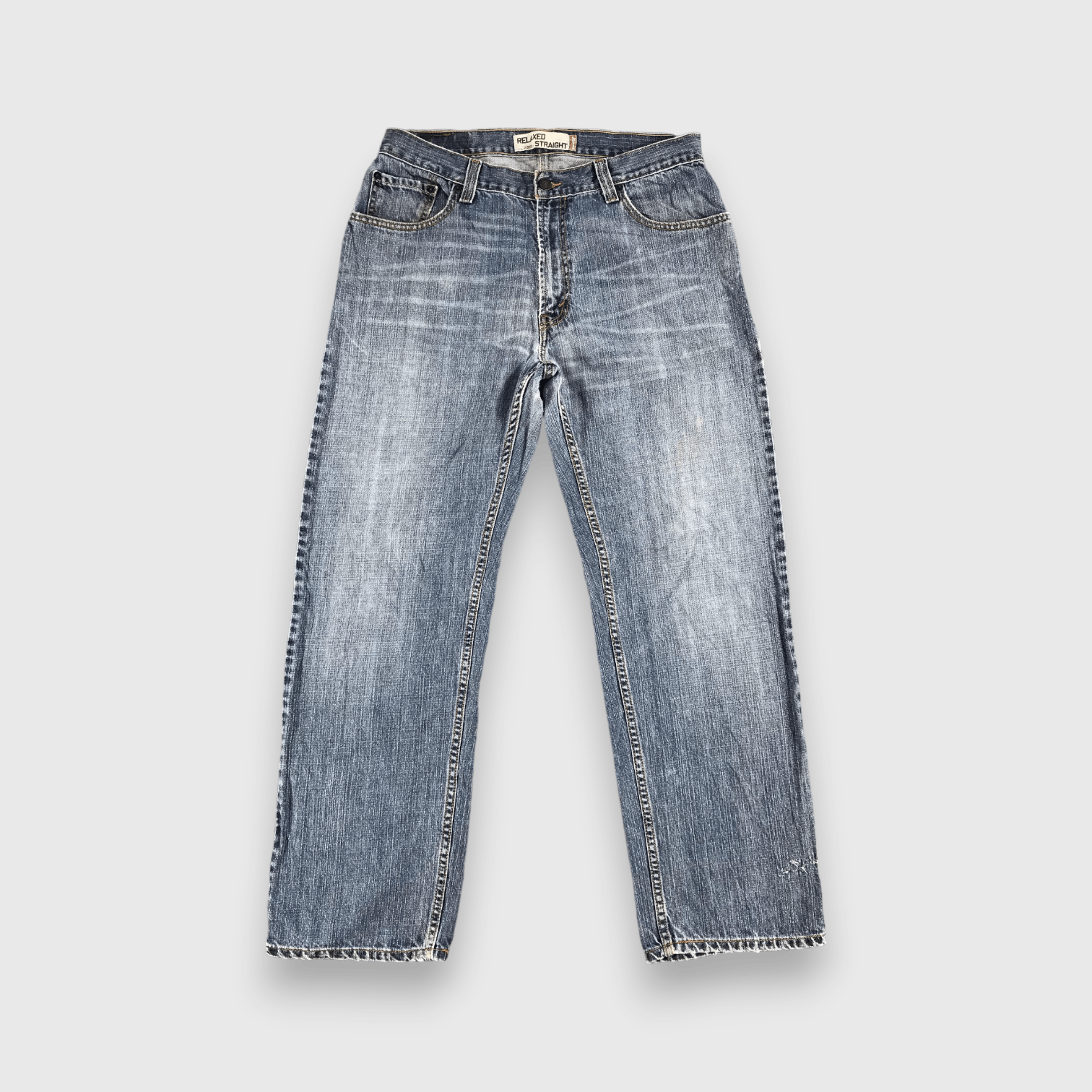 Levi's Blue Wash Vintage Levis 559 Jeans-J1188 Size US 33 - 1 Thumbnail
