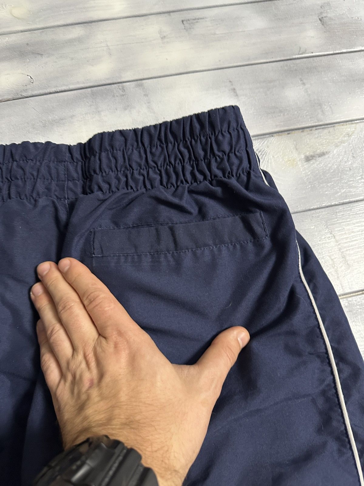 Vintage Rare Vintage Pants Nike Small Swoosh Drill Y2K Style. Size US 32 / EU 48 - 7 Thumbnail