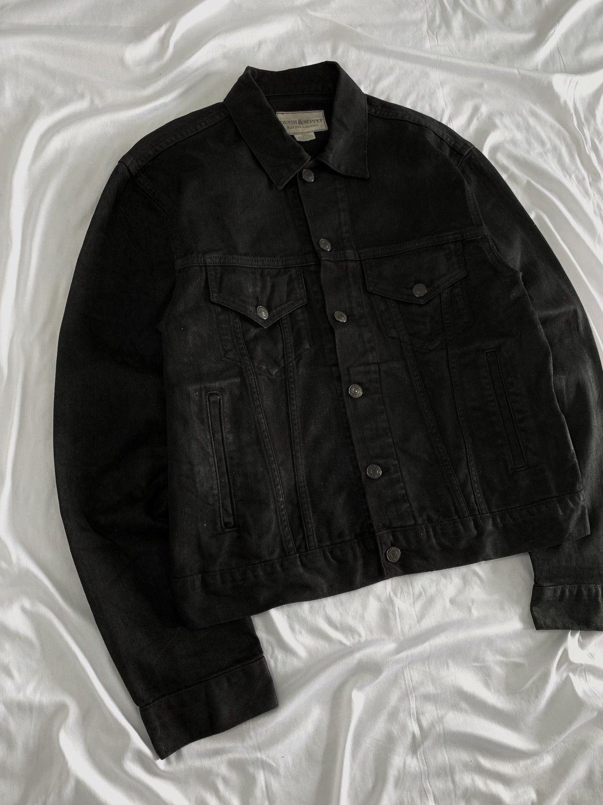 Denim & Supply Ralph Lauren Denim suply RL black waxed jacket denim jeans Size US M / EU 48-50 / 2 - 6 Thumbnail