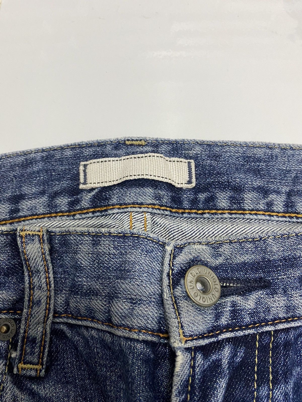 Japanese Brand VINTAGE UNIQLO JAPAN SELVEDGE DISTRESSED DENIM PANTS Size US 32 / EU 48 - 10 Thumbnail