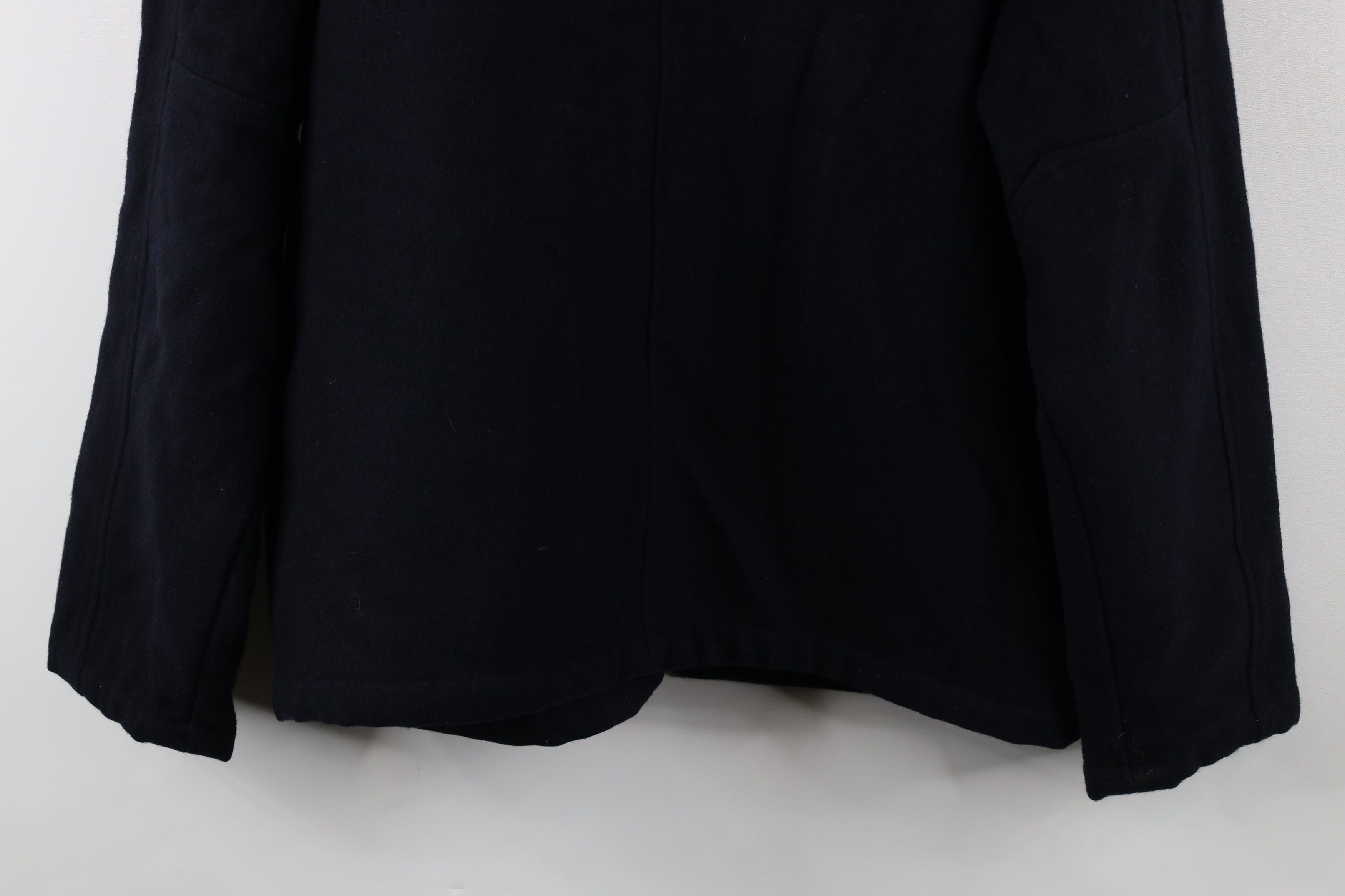 Gap × Vintage Vintage Y2K 2000 Gap Quilted Wool Bomber Jacket Navy Blue Size US M / EU 48-50 / 2 - 16 Thumbnail