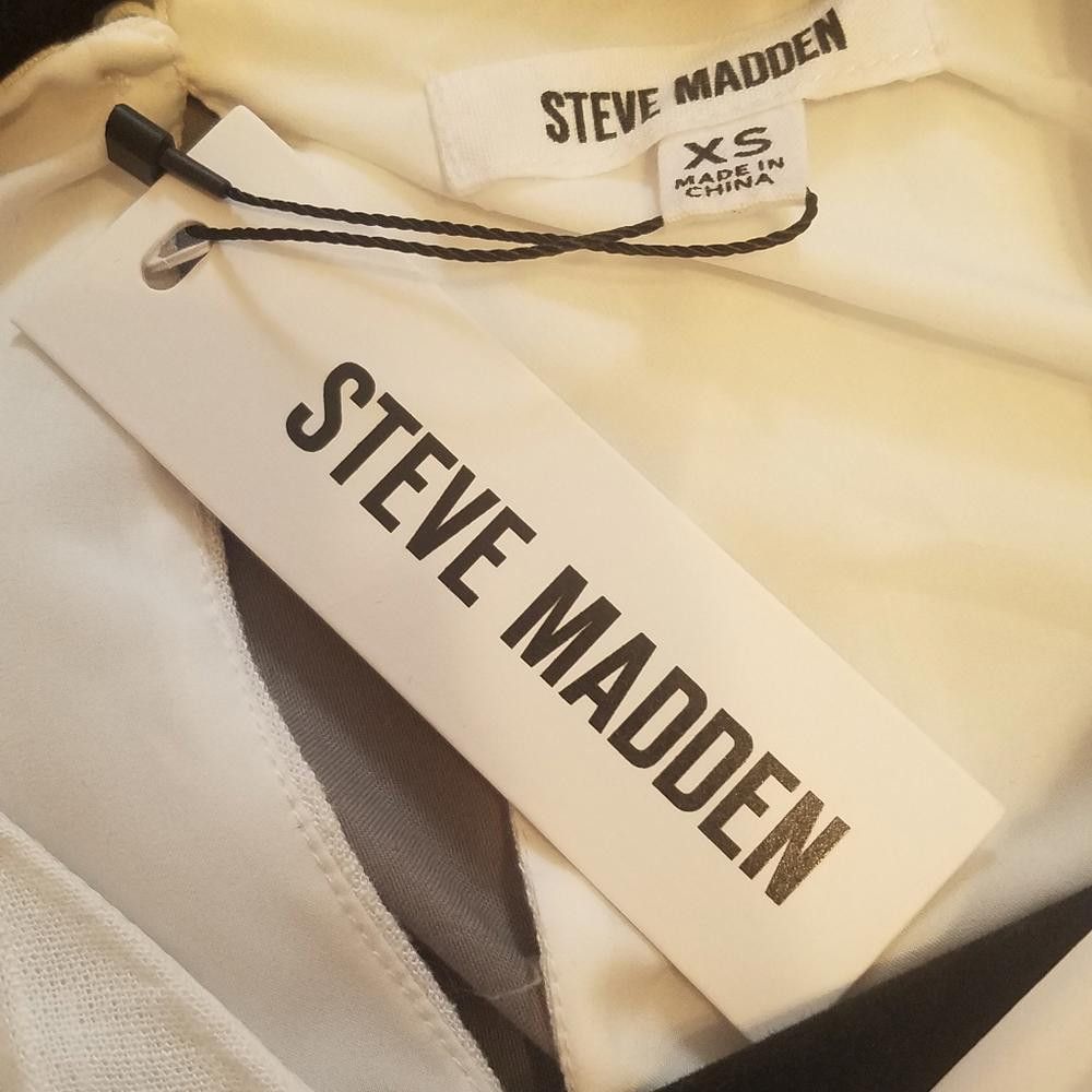 Steve Madden NWT Steve Madden Elegant White Women's Top XS Size XS / US 0-2 / IT 36-38 - 3 Thumbnail
