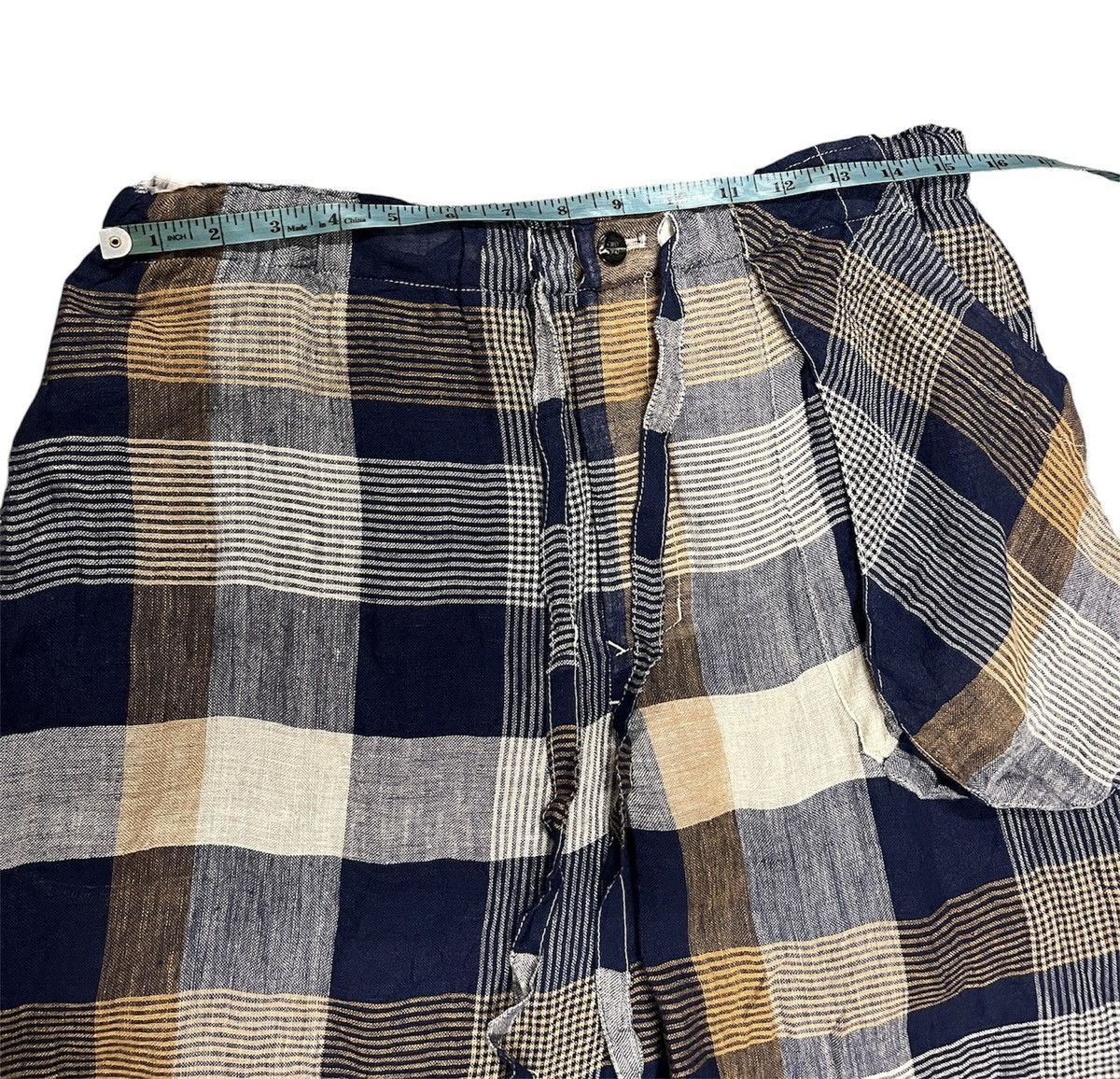Issey Miyake Vintage plantation skirt by issey miyake colour plaid Size 31" - 9 Thumbnail