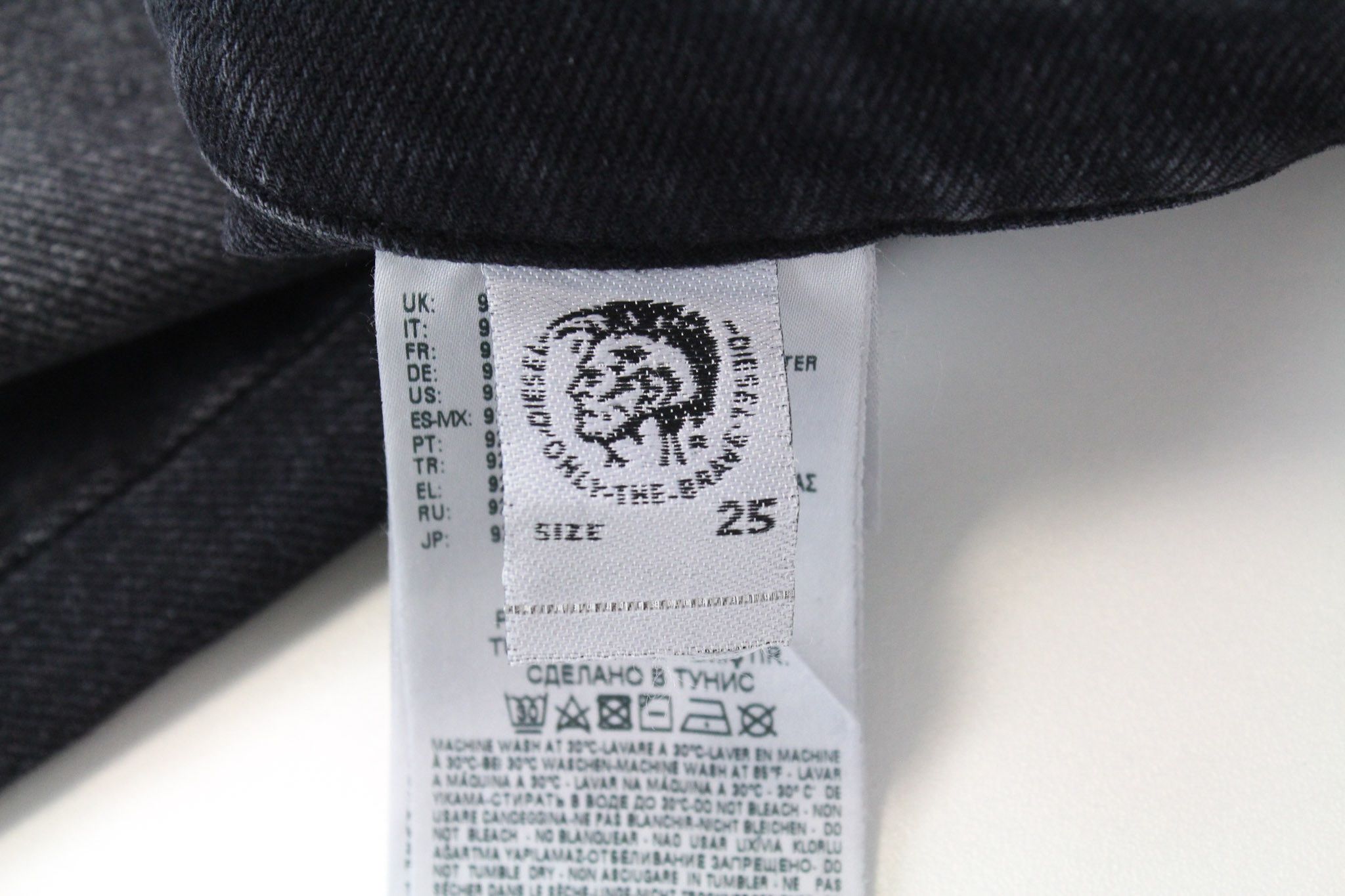 Diesel D-EARLIE 080AP W25/L32 Grey Zip-Fly Jeans 70473 Size 25" / US 0 / IT 36 - 7 Thumbnail