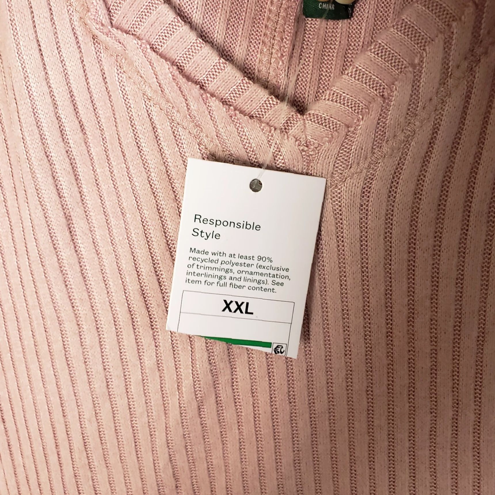 Vintage VINTAGE Wild Fable Ribbed Top Pink Long Sleeve V-Neck Oversized Womens 2XL Size XXL / US 16-18 / IT 52-54 - 6 Thumbnail