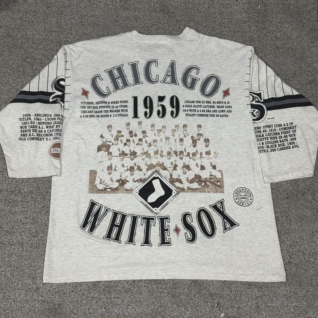 Vintage Vintage Long Gone T-Shirt White Sox 1959 Size US XL / EU 56 / 4 - 2 Thumbnail