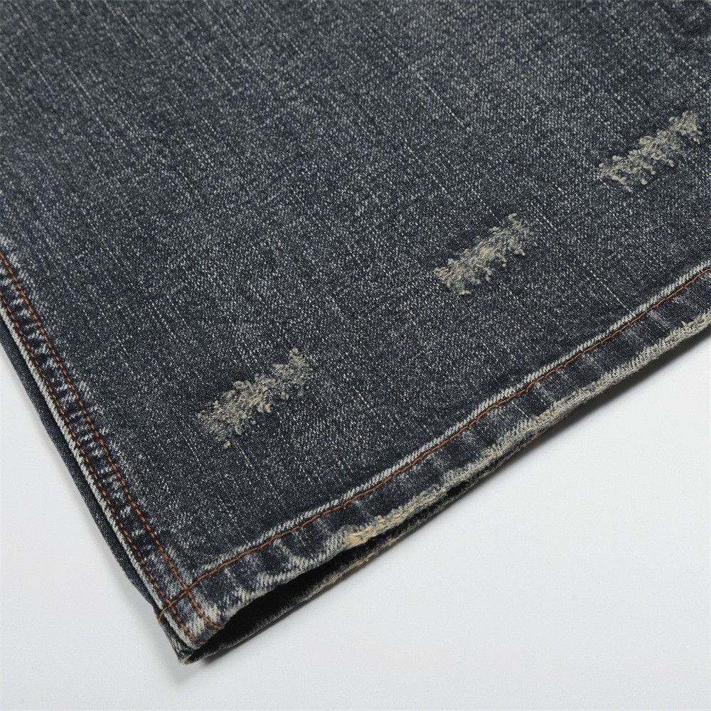Japanese Brand Men's Street-Style Color-Block Distressed Casual Jeans Size US 32 / EU 48 - 6 Thumbnail