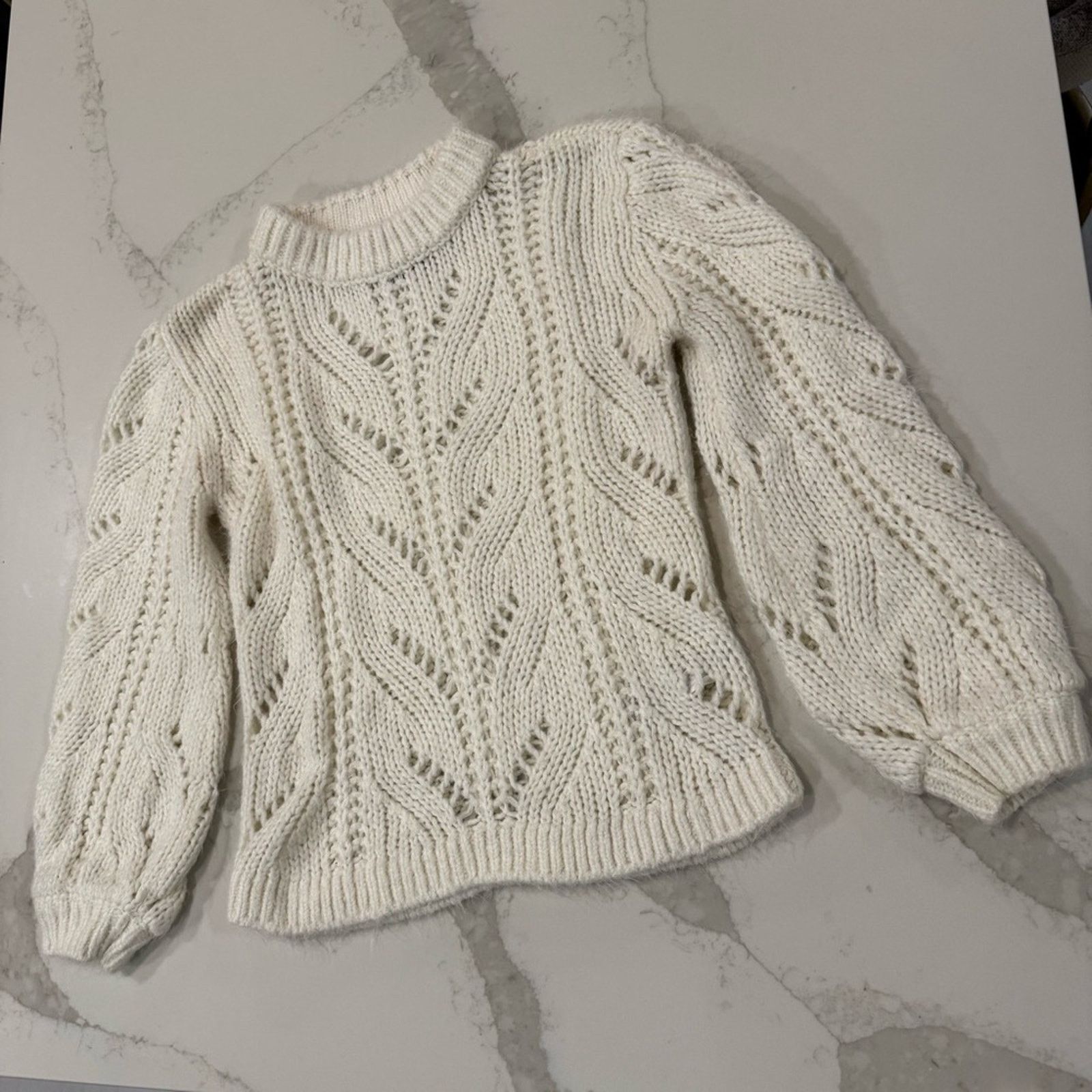 Abercrombie & Fitch Abercrombie & Fitch Chunky Cable Knit Sweater Womens Medium Size M / US 6-8 / IT 42-44 - 2 Thumbnail