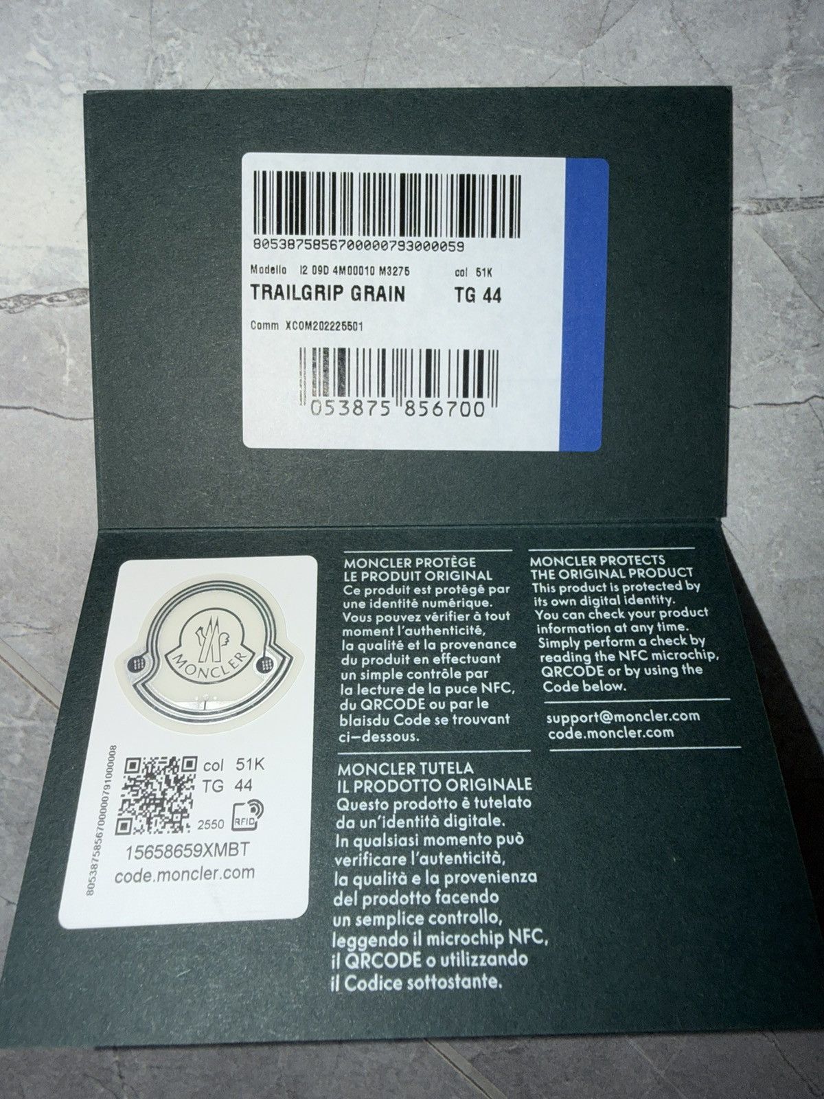 Moncler Genius × Salehe Bembury Moncler Genius Trailgrip Grain GTX Size US 11 / EU 44 - 6 Thumbnail