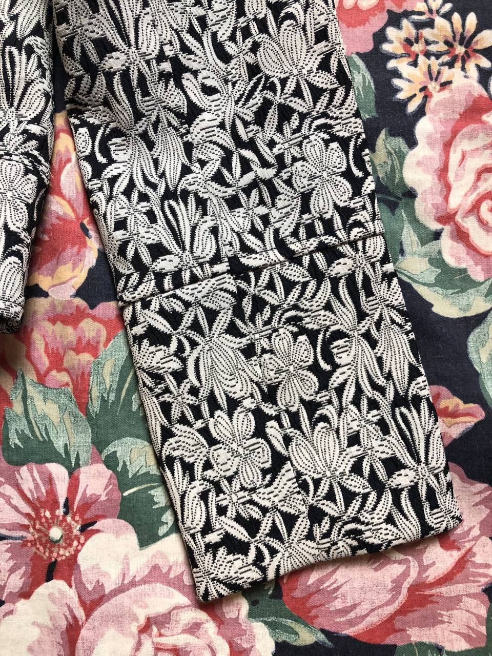 Vintage Vintage Helene Berman Flower Print Light Jacket Size 12 Size XL / US 12-14 / IT 48-50 - 7 Thumbnail