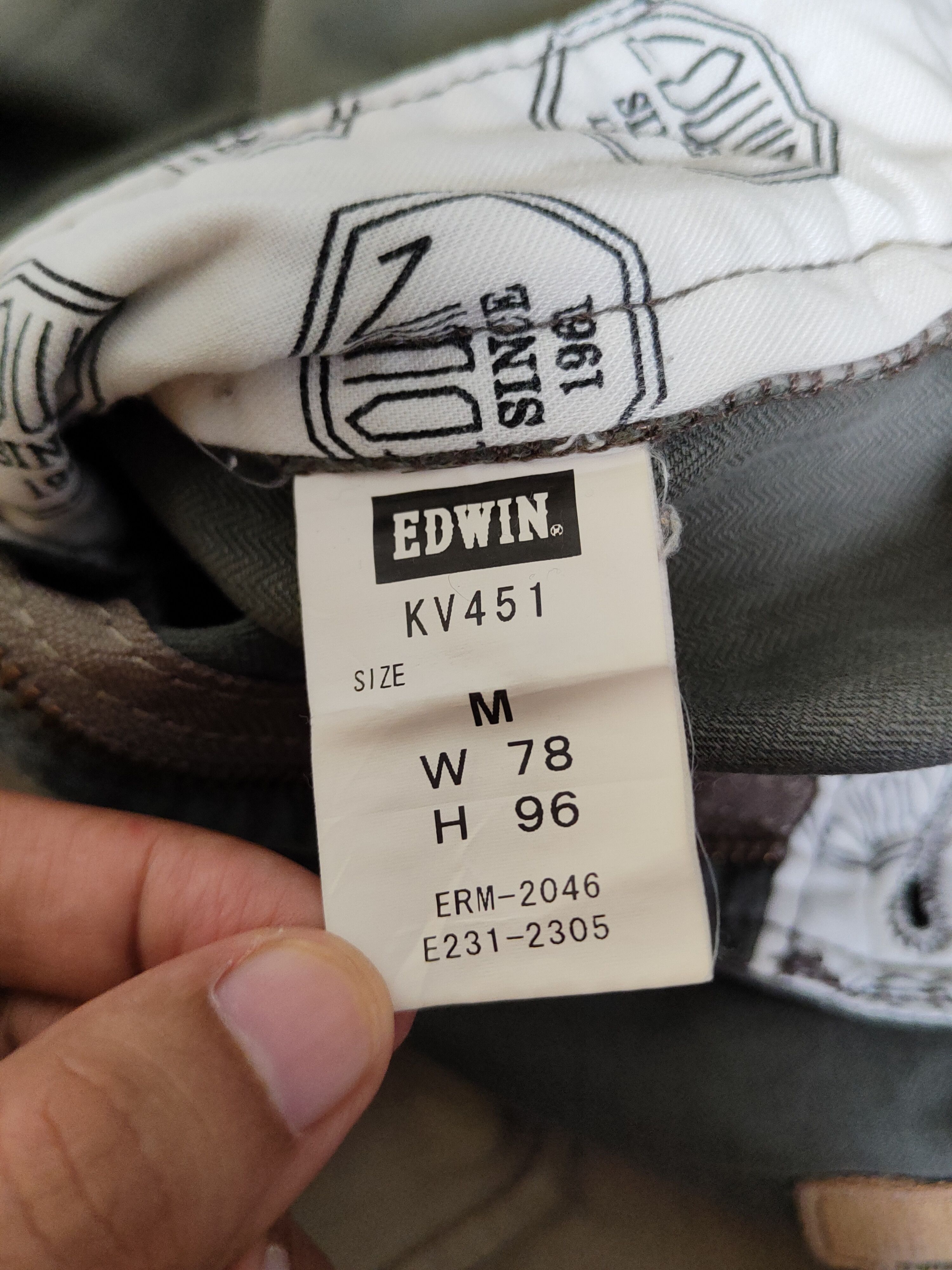 Edwin Edwin Green Multipocket Tactical Cargo Pants #W1318 Size US 31 - 15 Thumbnail