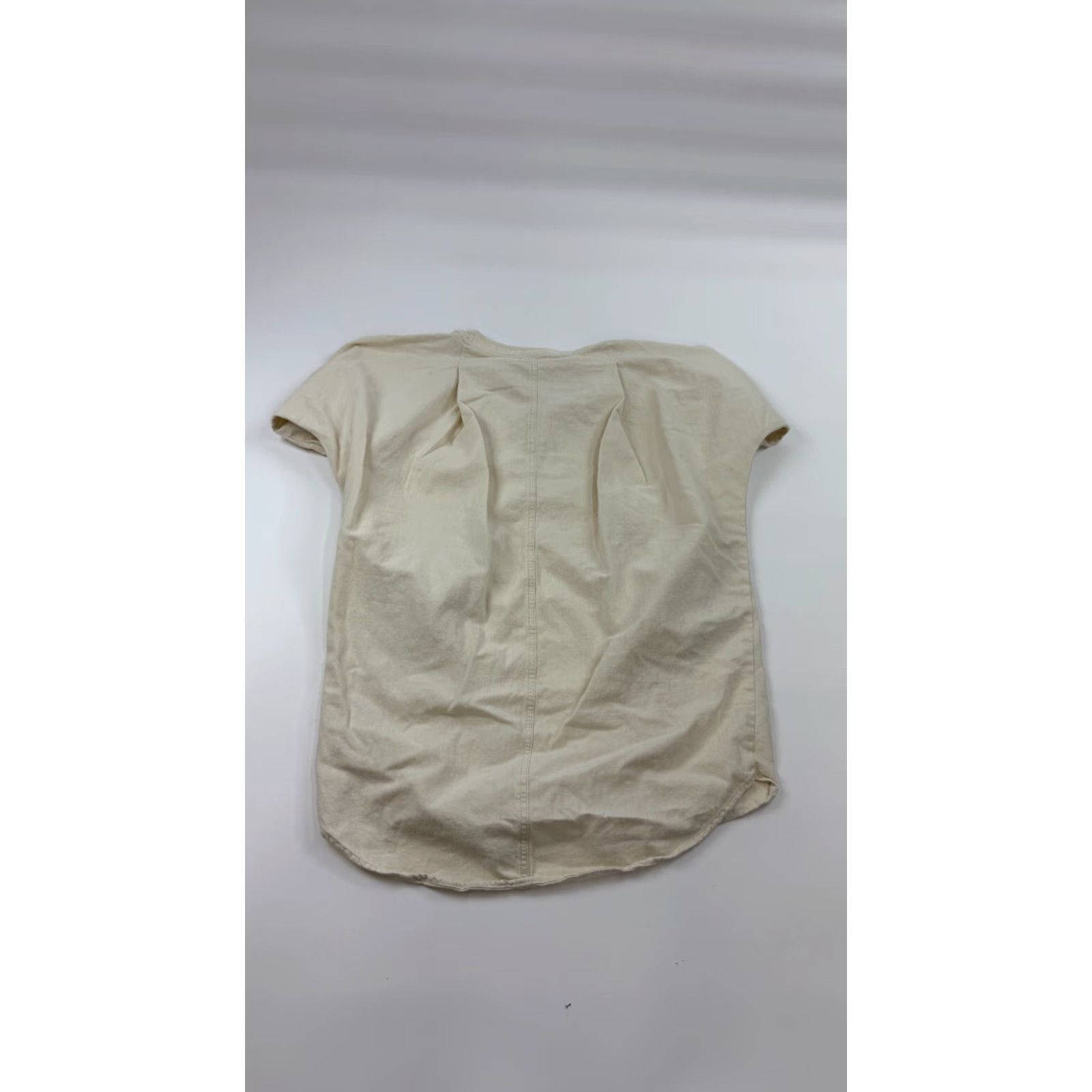 Bdg BDG Dress Womens Small Beige Cotton 3/4 Sleeve A-Line Short Pullover Bodice Pockets Casual Bohemian Designer Hipster Size S / US 4 / IT 40 - 2 Thumbnail