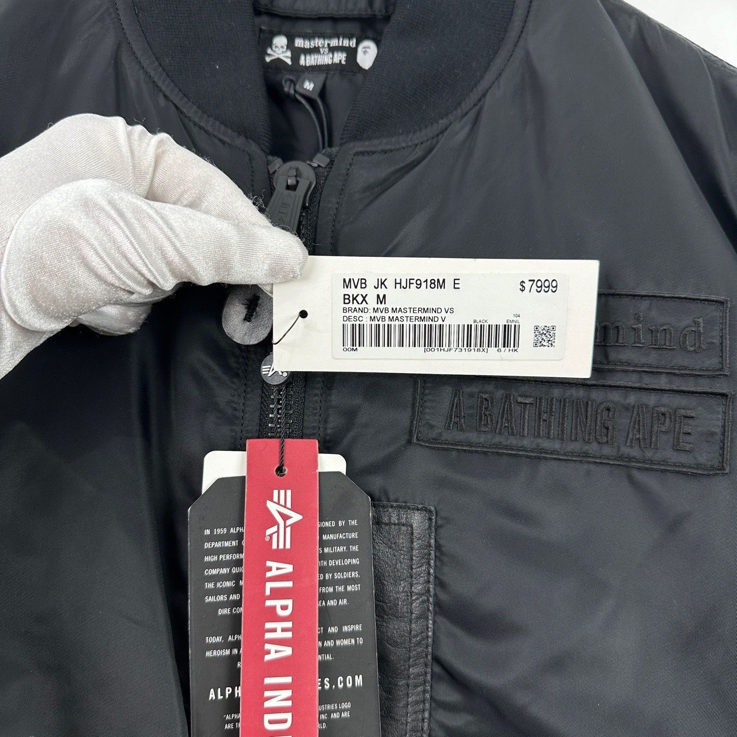 Alpha Industries Bape x Alpha x MMJ MA-1 Flight Jacket Size US M / EU 48-50 / 2 - 5 Thumbnail