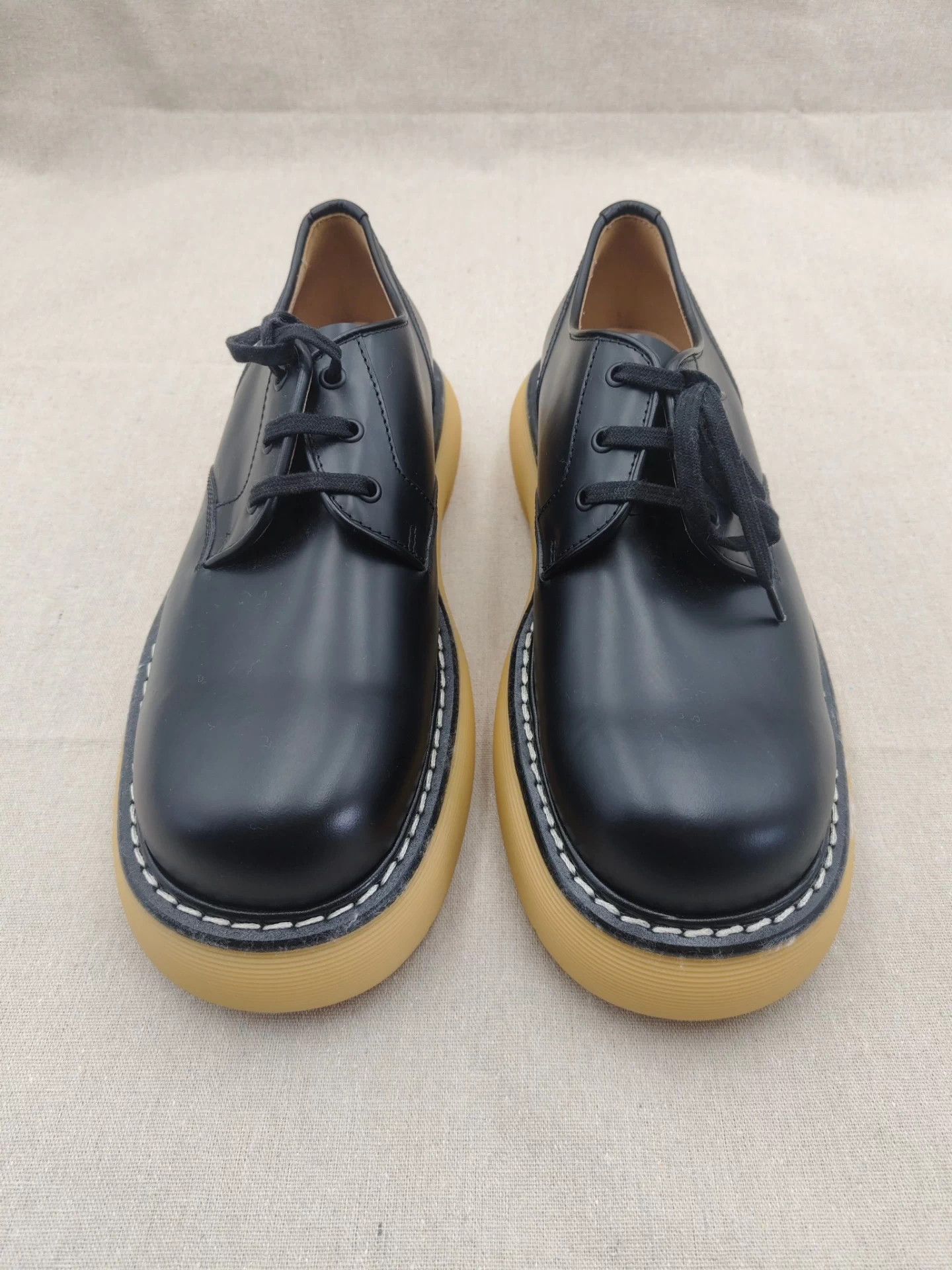 Bottega Veneta Bottega Veneta Bounce Platform Round Toe Derby 43 EU Size US 10 / EU 43 - 3 Thumbnail