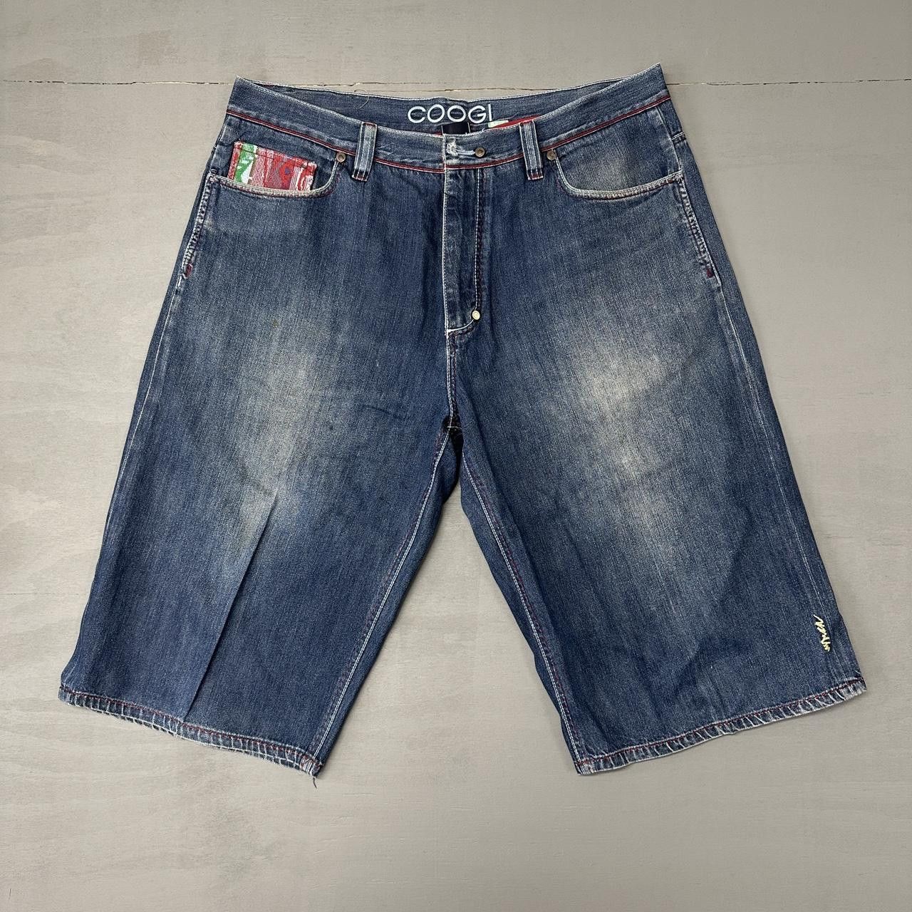 Coogi Y2K Coogi Sweater Baggy Embroidered Jean Shorts Size 40 Size US 40 / EU 56 - 2 Thumbnail