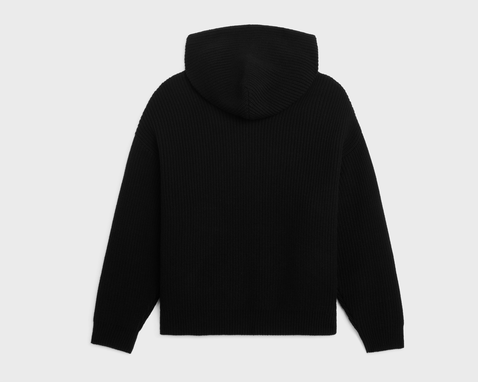 Celine Celine hooded sweater in monochromic wool Size US L / EU 52-54 / 3 - 2 Thumbnail