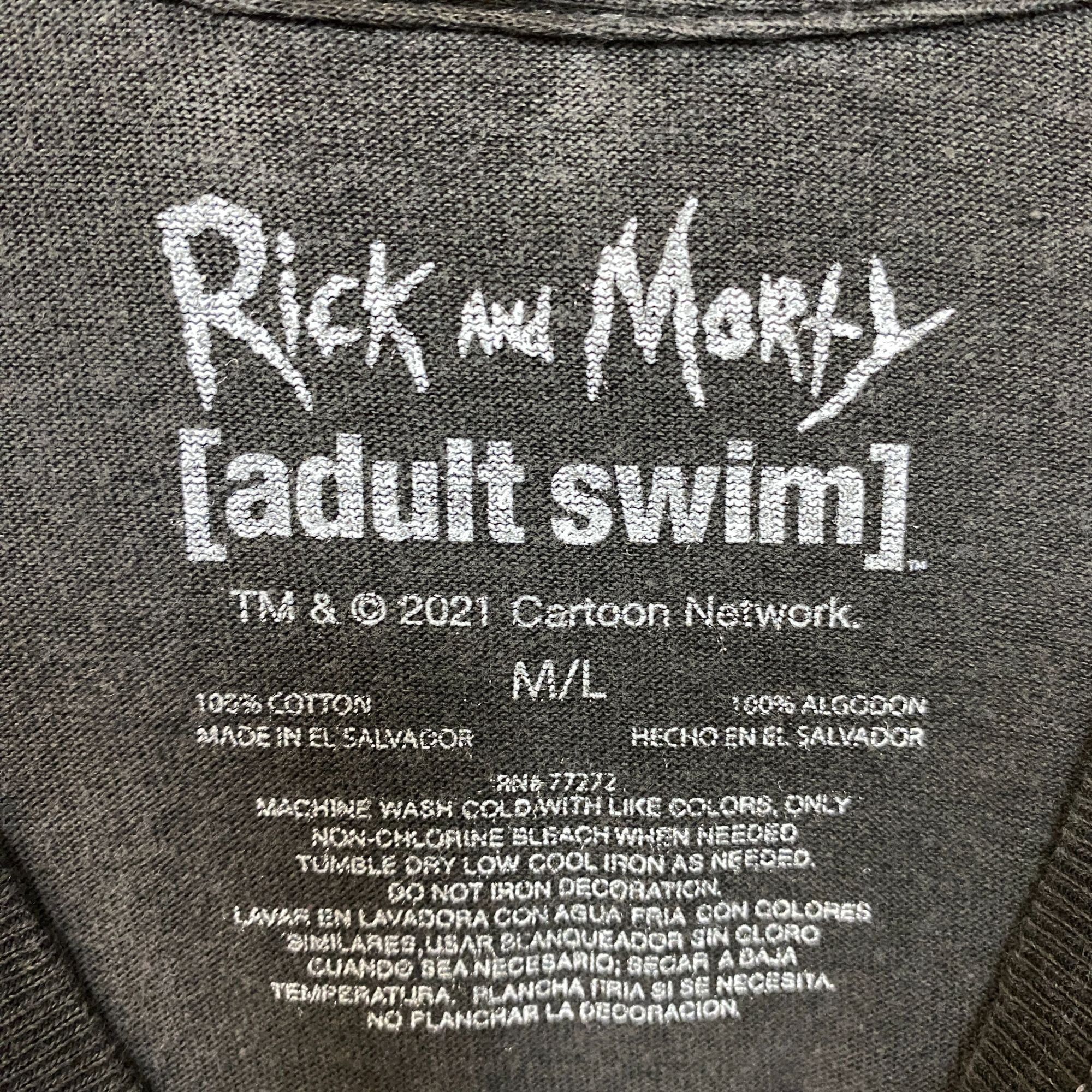 Cartoon Network Adult Swim Rick & Morty Portal Pitfall Graphic Design T-Shir Size US M / EU 48-50 / 2 - 4 Thumbnail