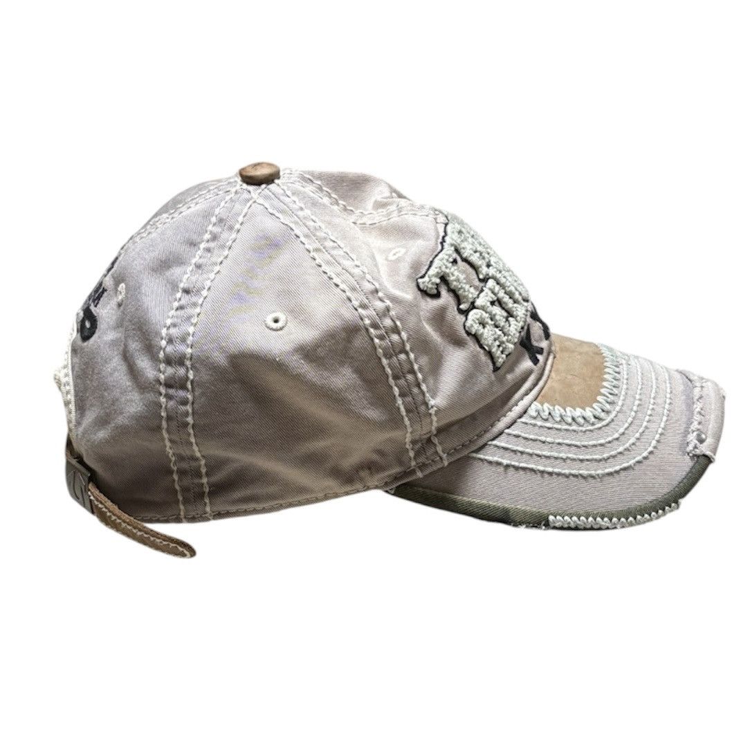 True Religion 2000s TRUE RELIGION DISTRESSED CAP DESTROYED HAT Size ONE SIZE - 4 Thumbnail