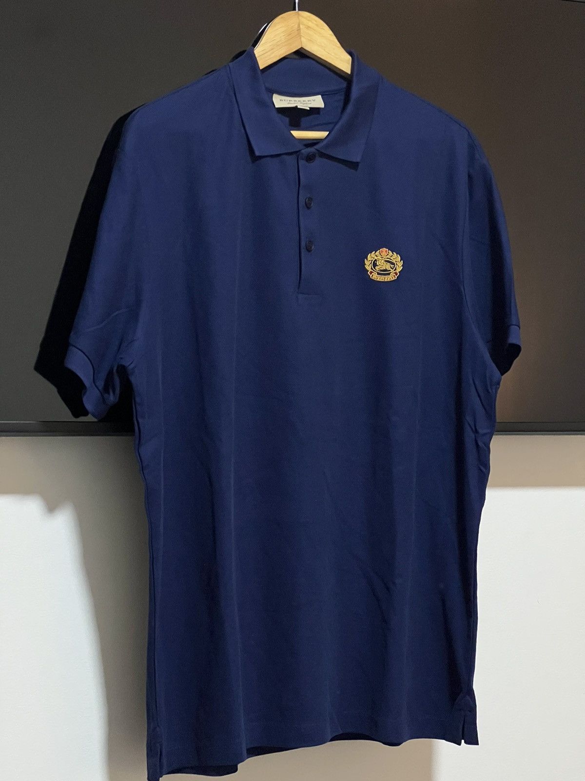 image of Burberry Polo in Navy, Men's (Size 2XL)