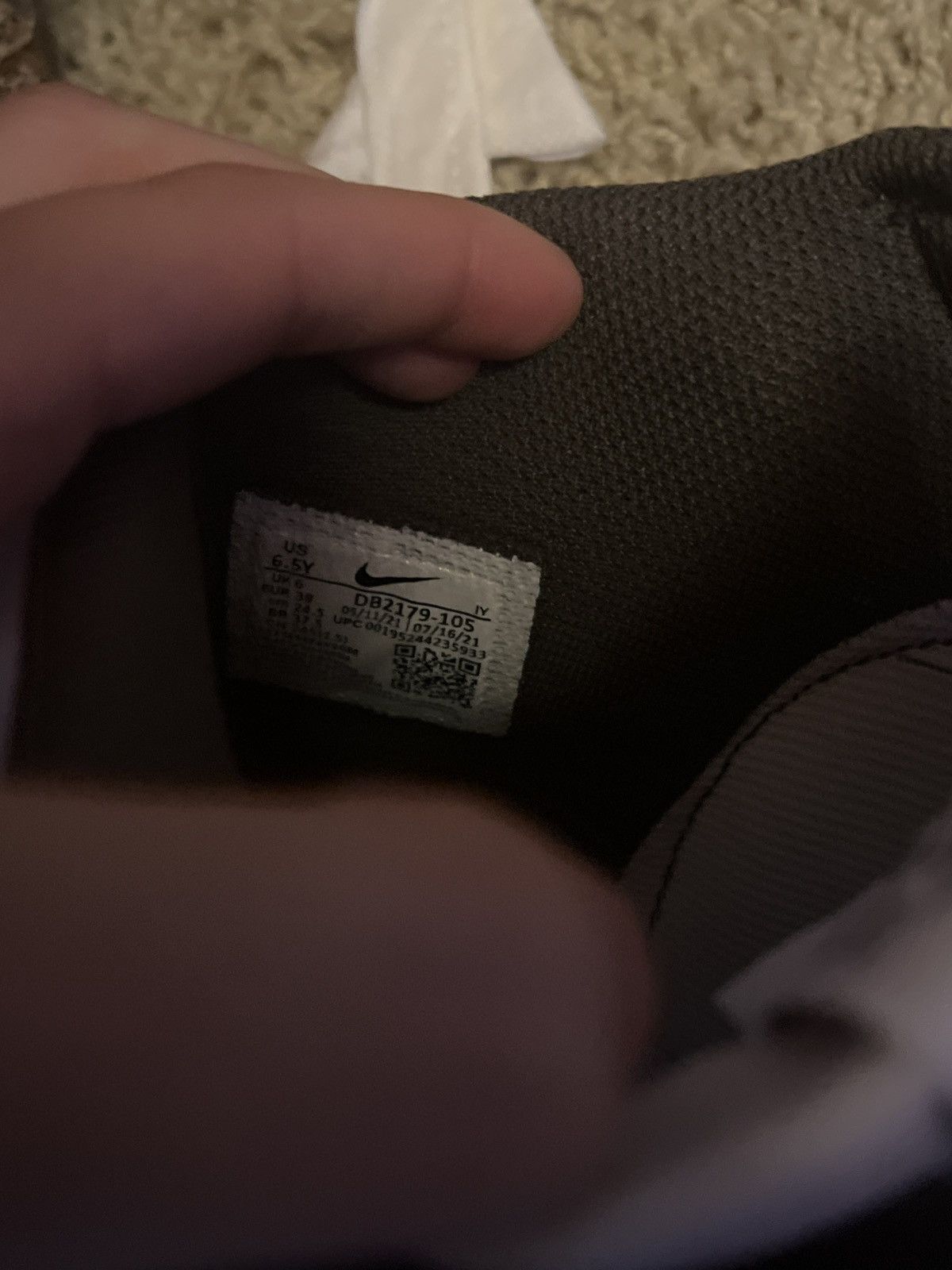 Nike khaki dunks high Size US 6.5 / EU 39-40 - 6 Thumbnail