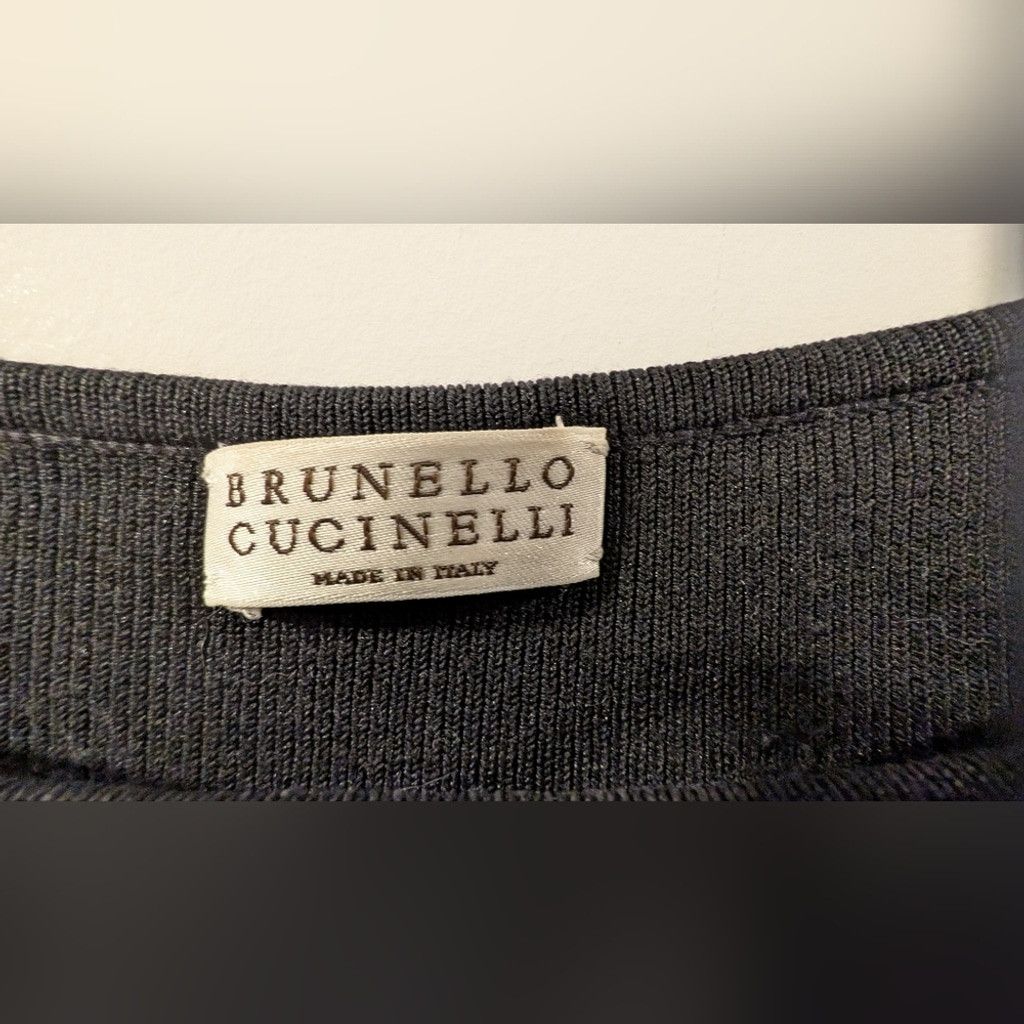 Brunello Cucinelli Brunello Cuccilini Elegant Black Dress Size XS / US 0-2 / IT 36-38 - 3 Thumbnail