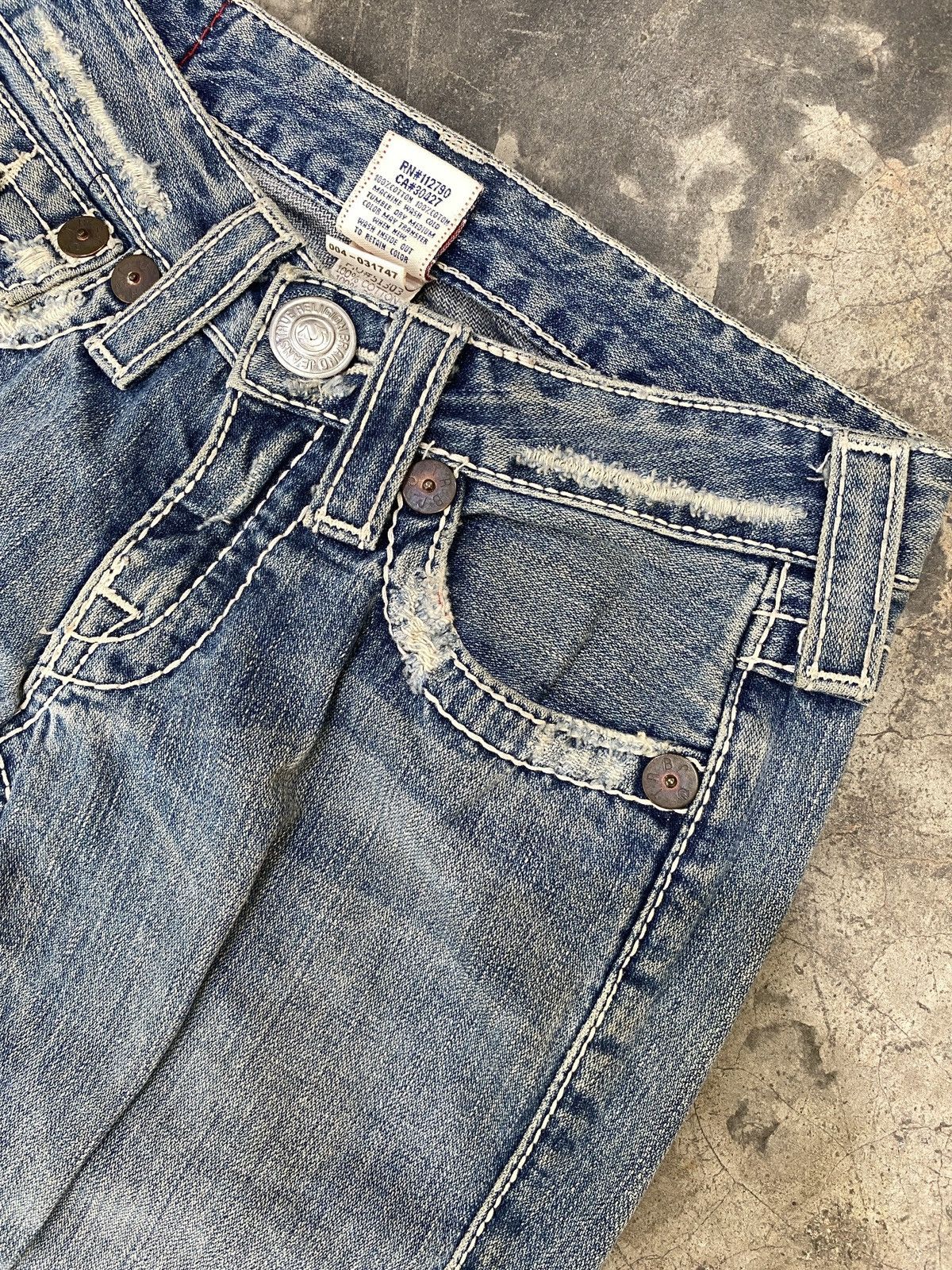 True Religion Flared True Religion Spiral Bootcut Jeans Size 28" / US 6 / IT 42 - 5 Thumbnail