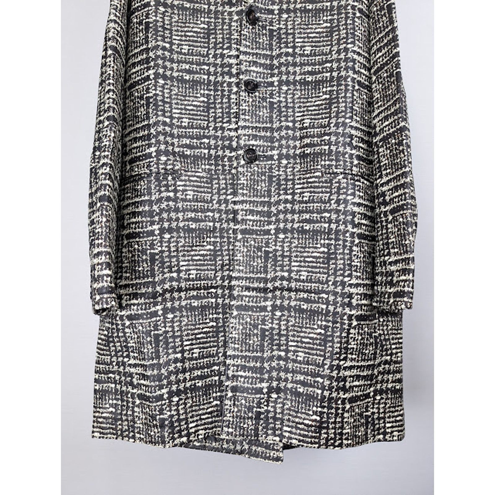 Bottega Veneta o1rshd1 Doucle Prince Of Wales Coat in White/Fondant/Camel Size US M / EU 48-50 / 2 - 4 Thumbnail