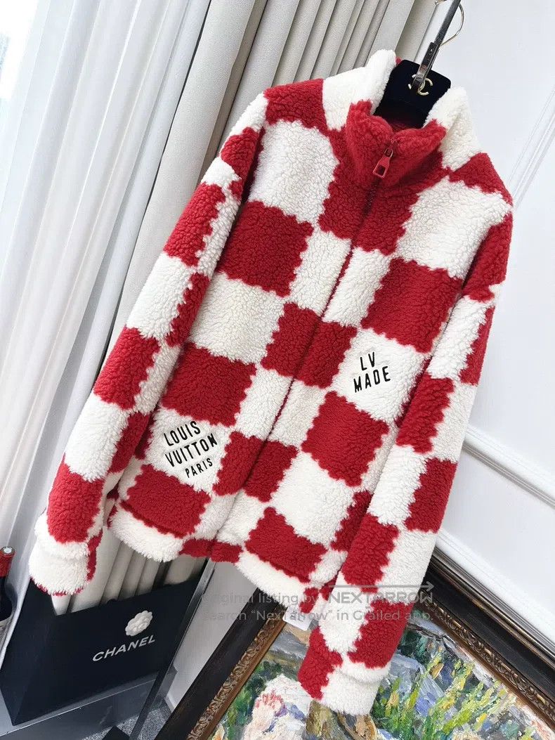 Louis Vuitton Louis Vuitton Nigo2 co-branded red and white checkerboard Size US XL / EU 56 / 4 - 1 Thumbnail