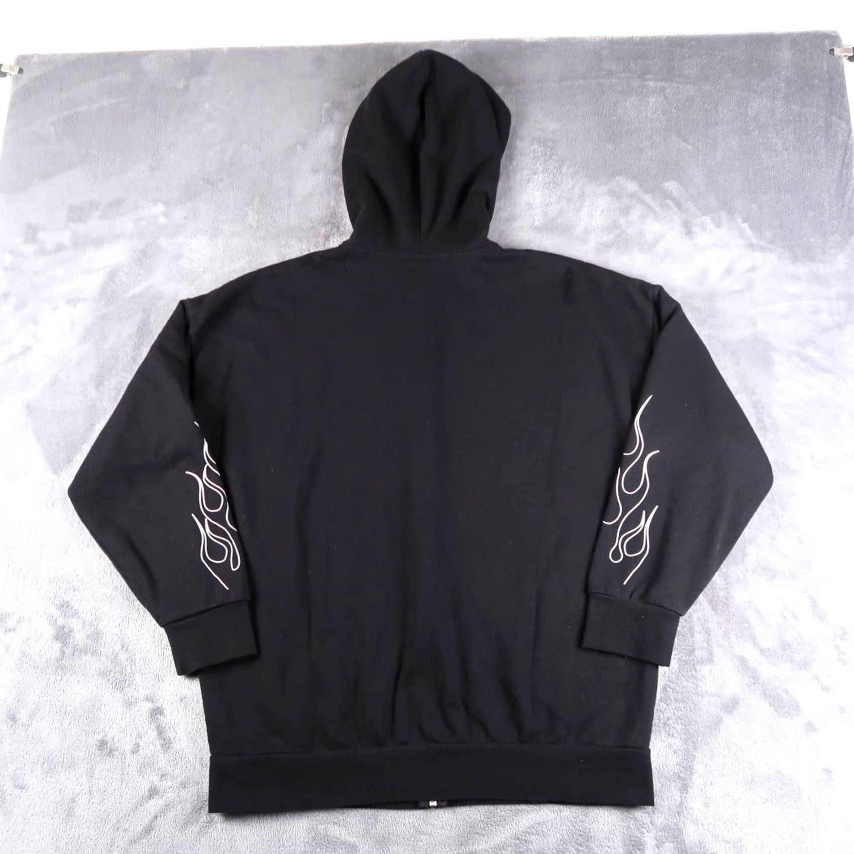 Vintage Sanrio Kuromi Hoodie Womens S Small Black Zip Up Sweatshirt Flame Size S / US 4 / IT 40 - 2 Thumbnail
