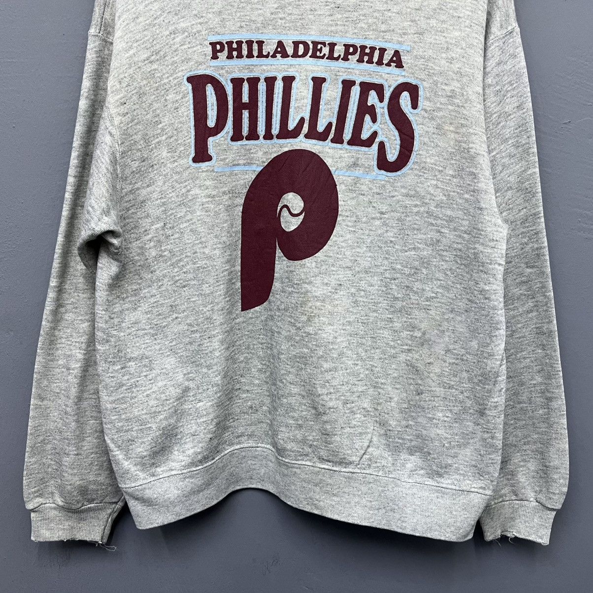 MLB Vintage 80s Philadelphia Phillies MLB Sweatshirt Size US L / EU 52-54 / 3 - 4 Thumbnail
