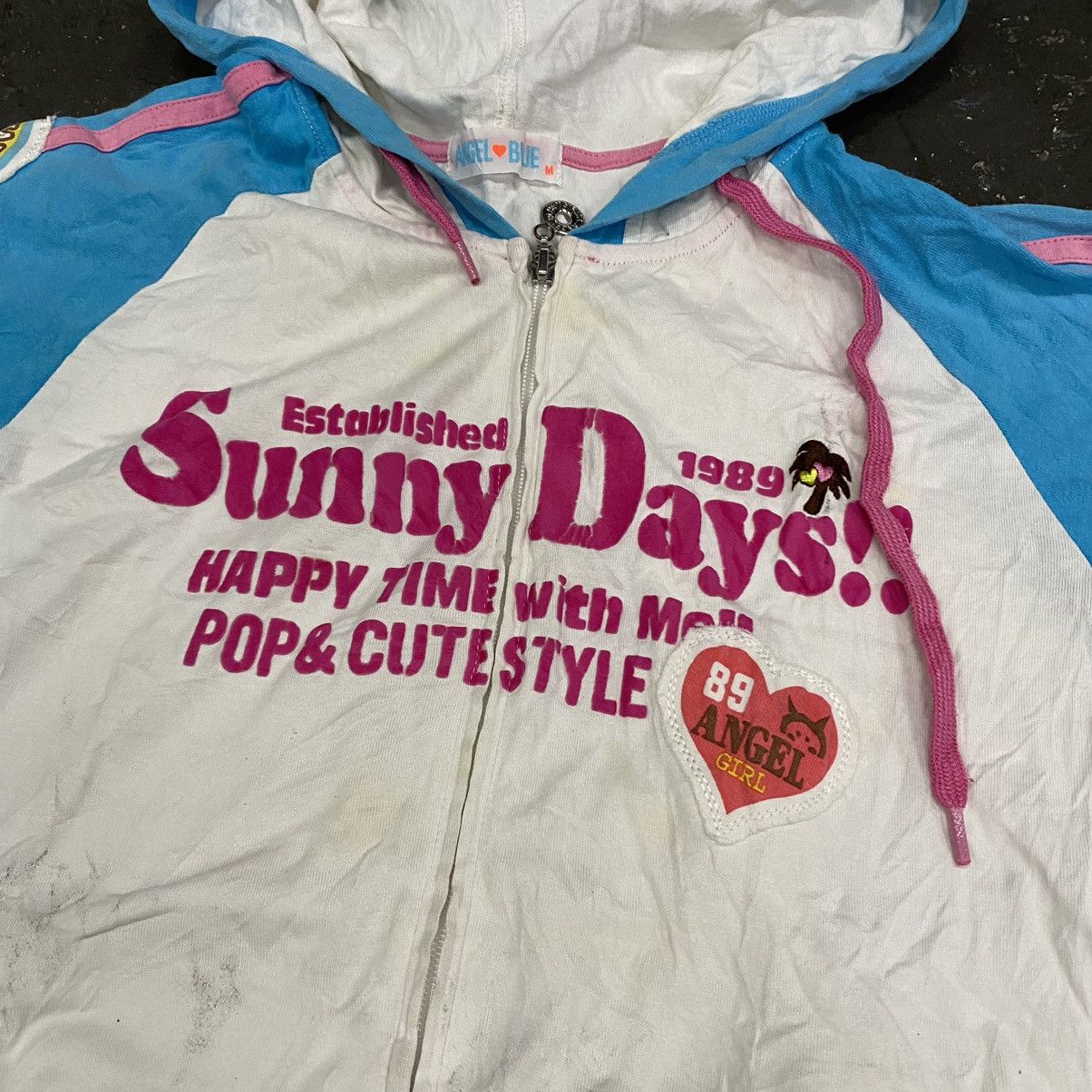 Angel Blue Angel blue sunny days zip hoodie short sleeve Size M / US 6-8 / IT 42-44 - 2 Thumbnail