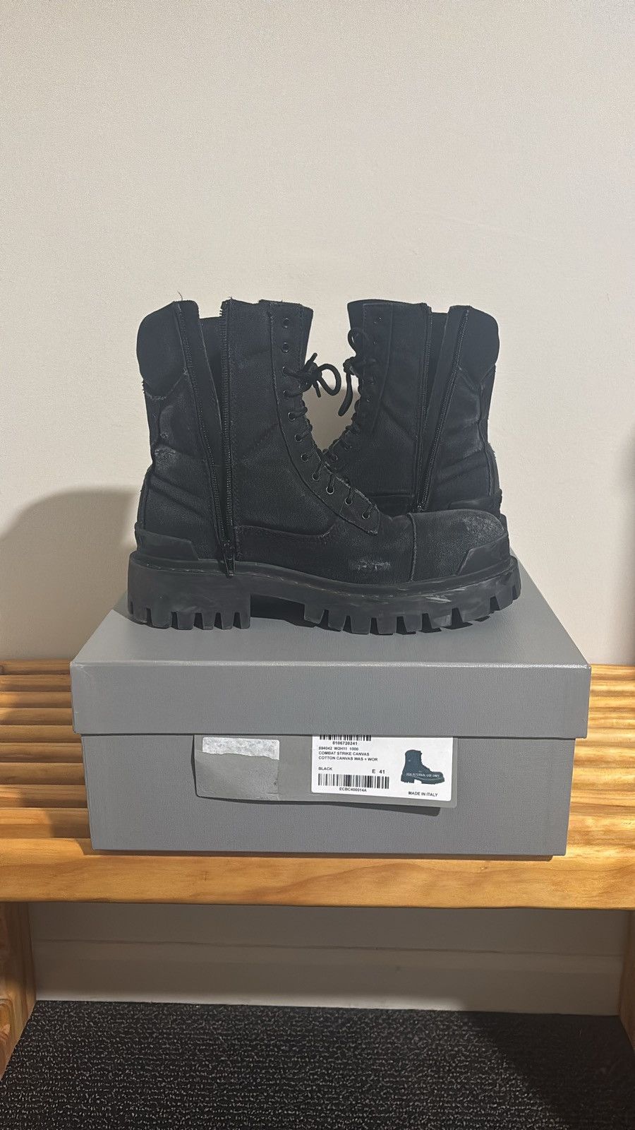 Balenciaga Balenciaga Canvas Strike Boots Size US 8 / EU 41 - 5 Thumbnail