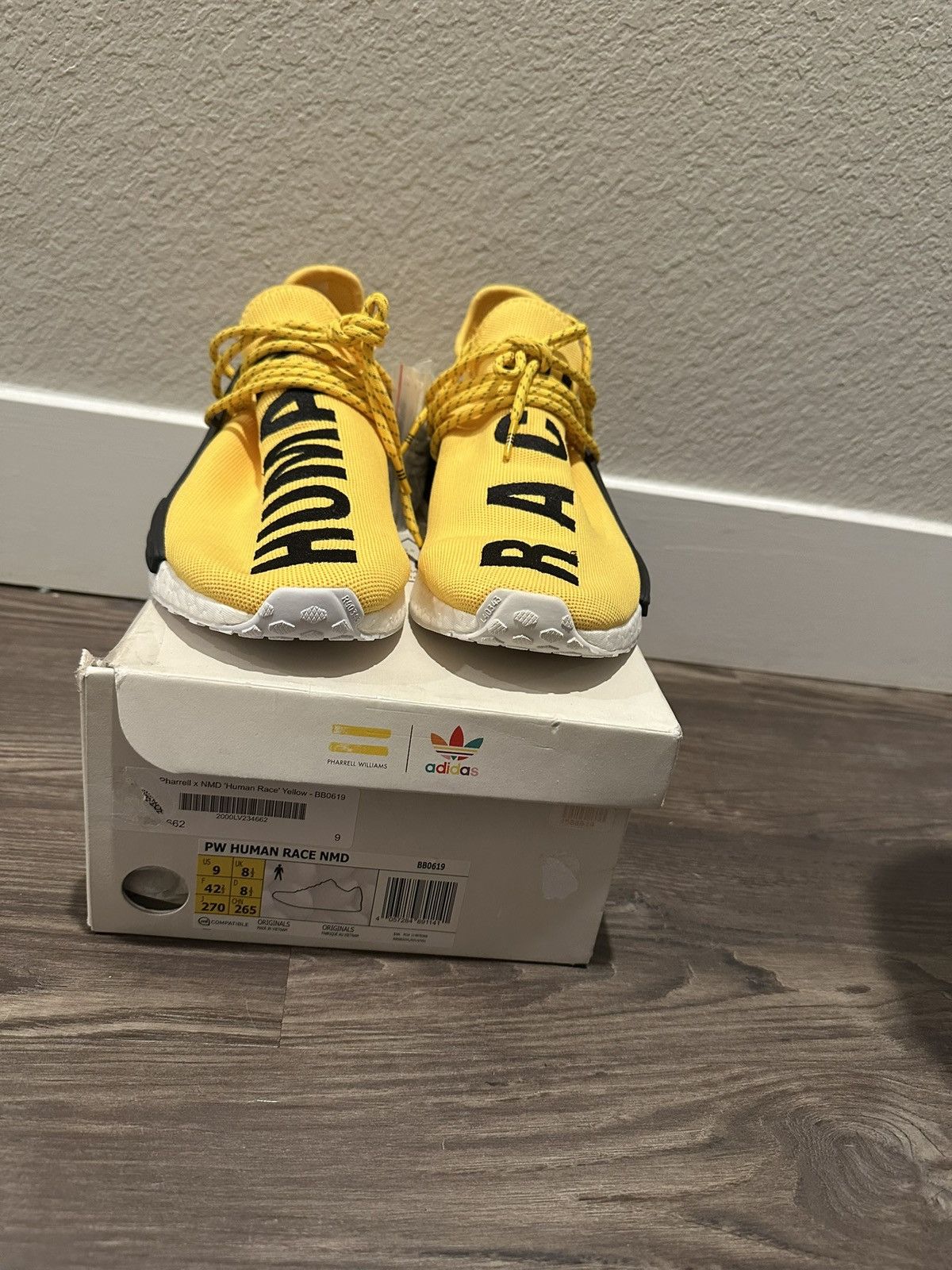 Adidas NMD HU x Pharrell 'Human Race Yellow'