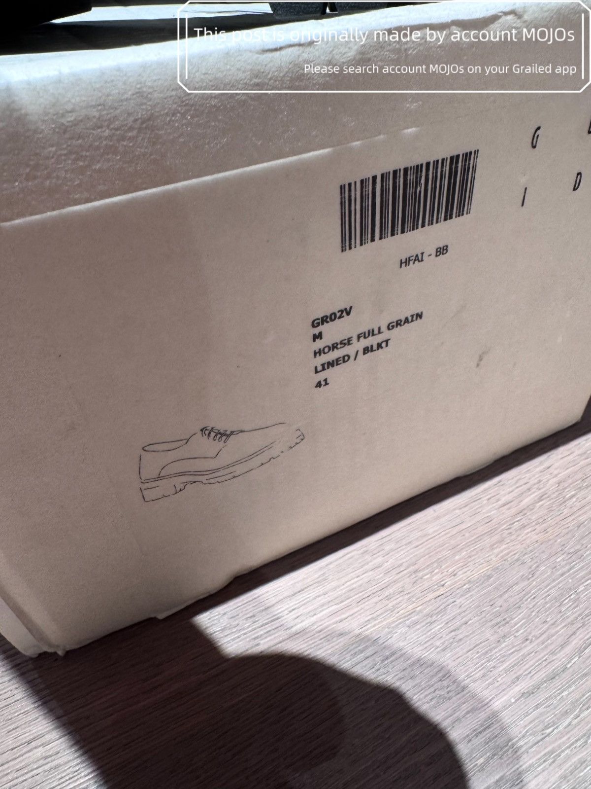 Guidi Sz 41 Guidi GR02V Horse Full Grain Derby mojos1303 Size US 8 / EU 41 - 6 Thumbnail