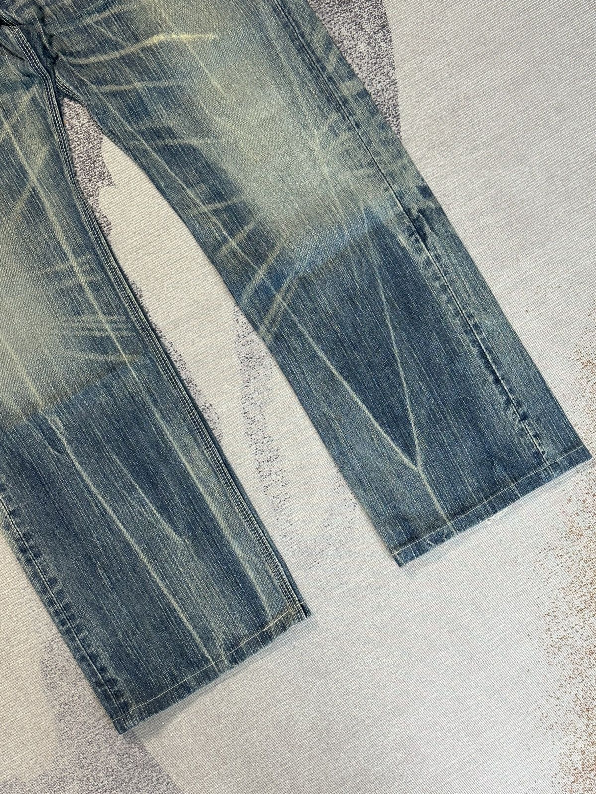 Undercover × Uniqlo Edwin 424XVS Flare Washed Denim Size US 32 / EU 48 - 3 Thumbnail