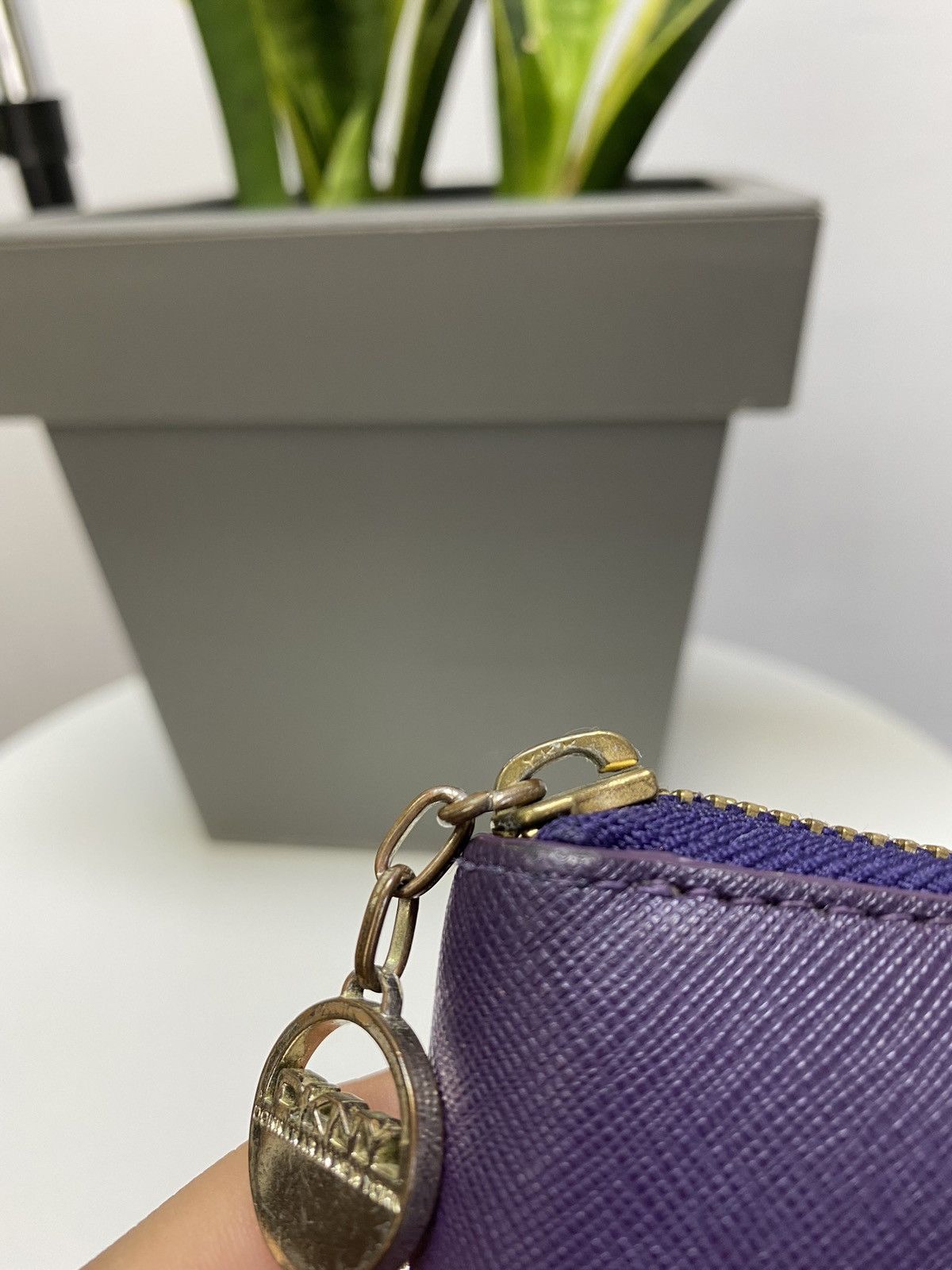 DKNY DKNY Women Purple Wallet Size ONE SIZE - 13 Thumbnail