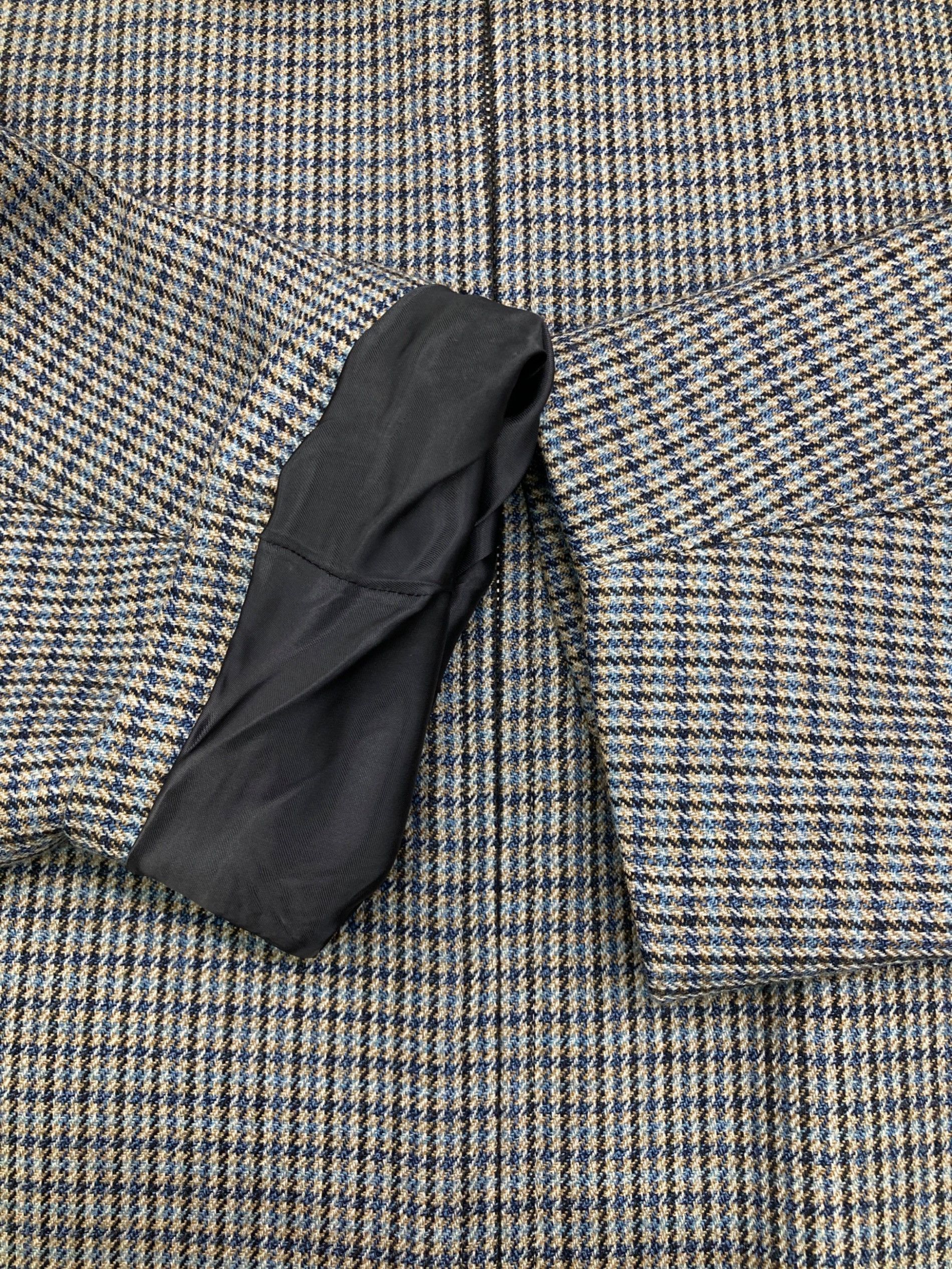 AURALEE DOUBLE FACE CHECK ZIP BLOUSON Gray 4