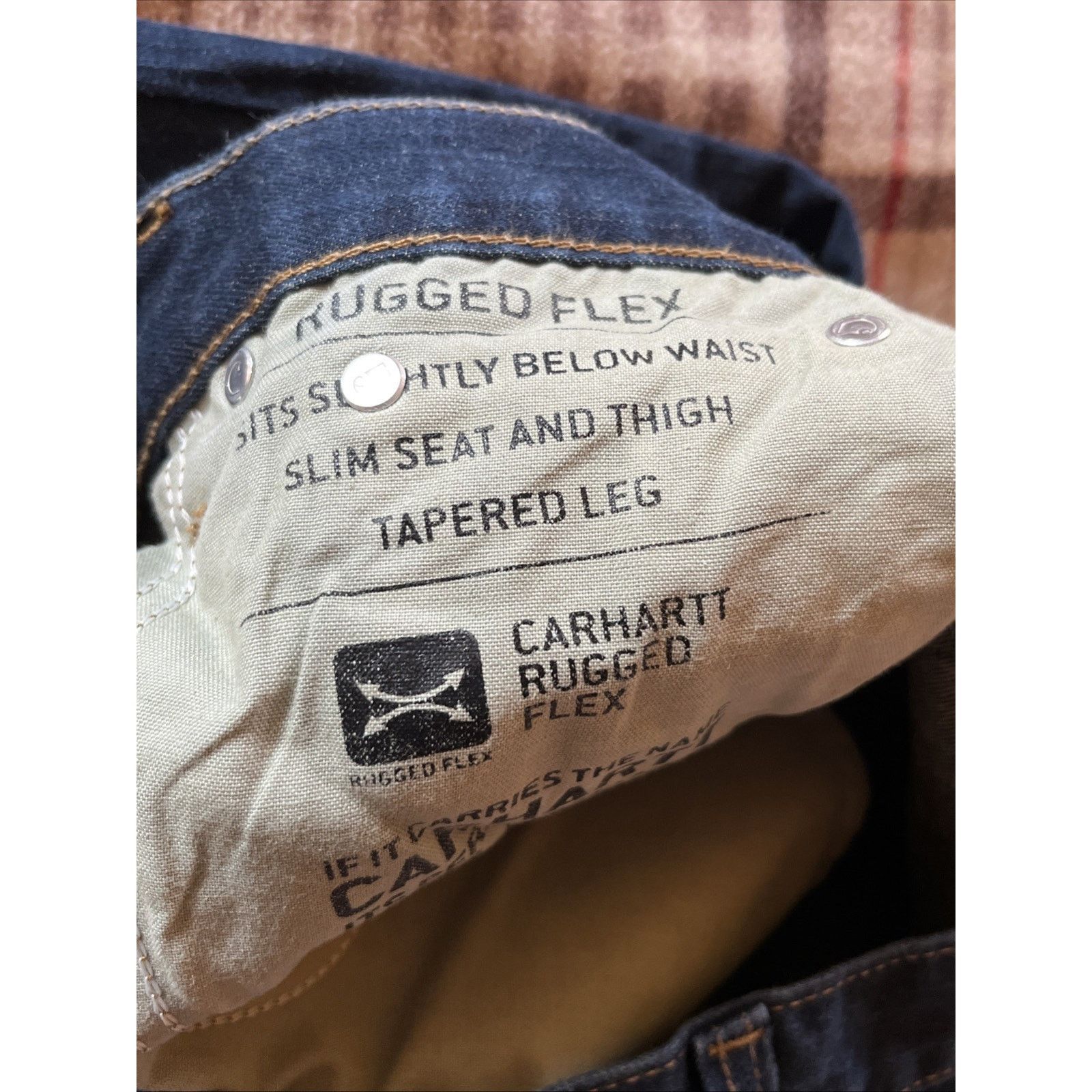 Carhartt Carhartt Men's 36x32 Blue Jeans Denim Straight Fit Cotton Size US 36 / EU 52 - 11 Thumbnail