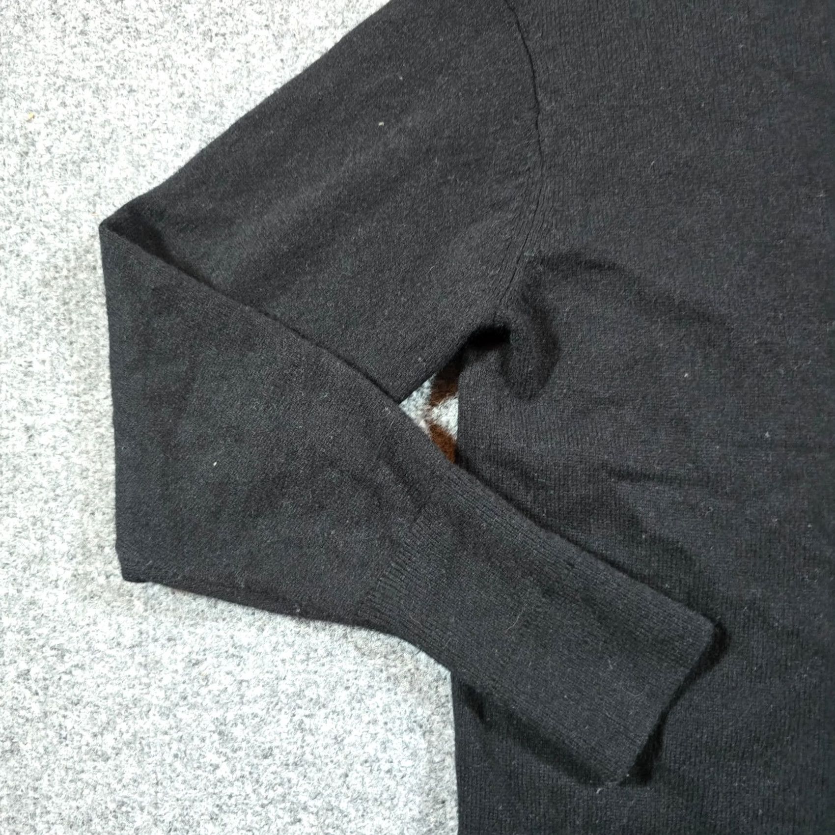 Everlane Everlane Sweater Womens Size Small Black Cashmere High Neck Long Sleeve Capsule Regular Knit Lightweight Pullover Fall Winter Mens Women Girls Boys Size S / US 4 / IT 40 - 3 Thumbnail
