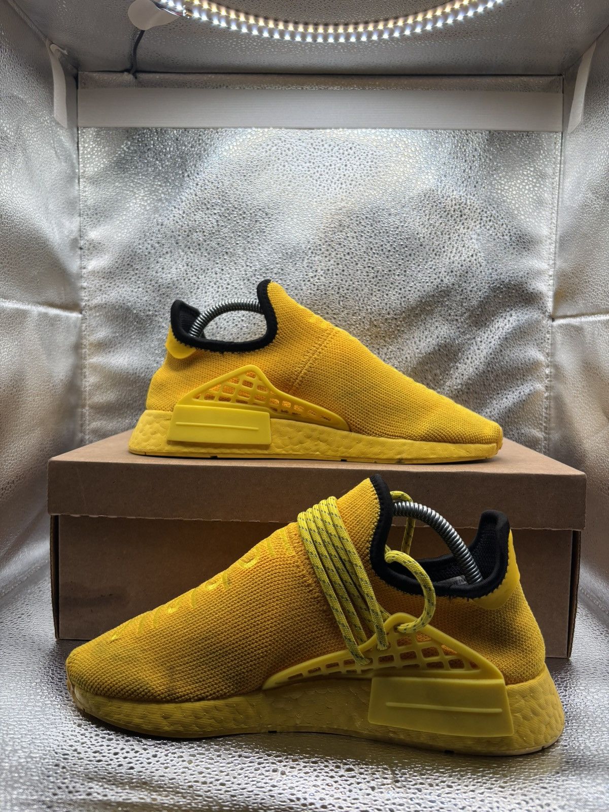 Adidas Adidas NMD Hu Pharrell extra eye yellow Size US 6.5 / EU 39-40 - 5 Thumbnail