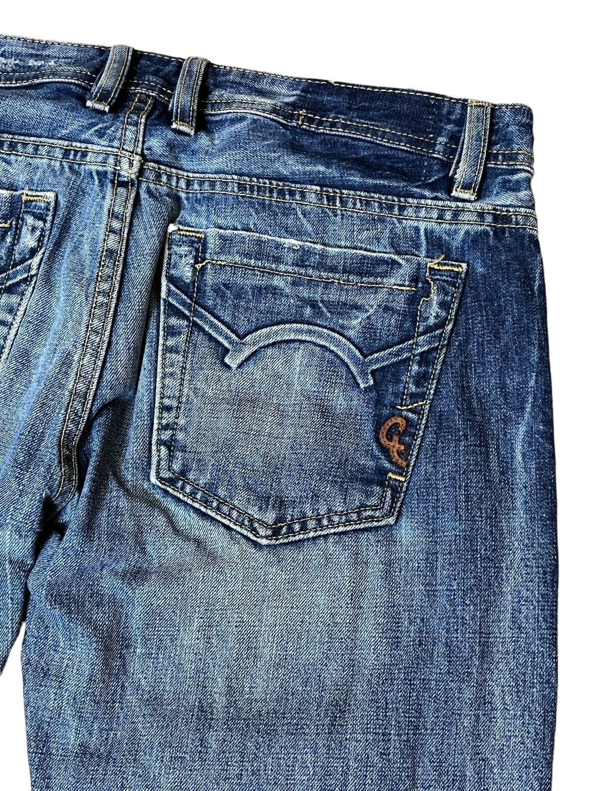 Cult Of Individuality SICK JAPANESE CULT OF INDIVIDUALITY SELVEDGE DISTRESS DENIM Size US 34 / EU 50 - 9 Thumbnail