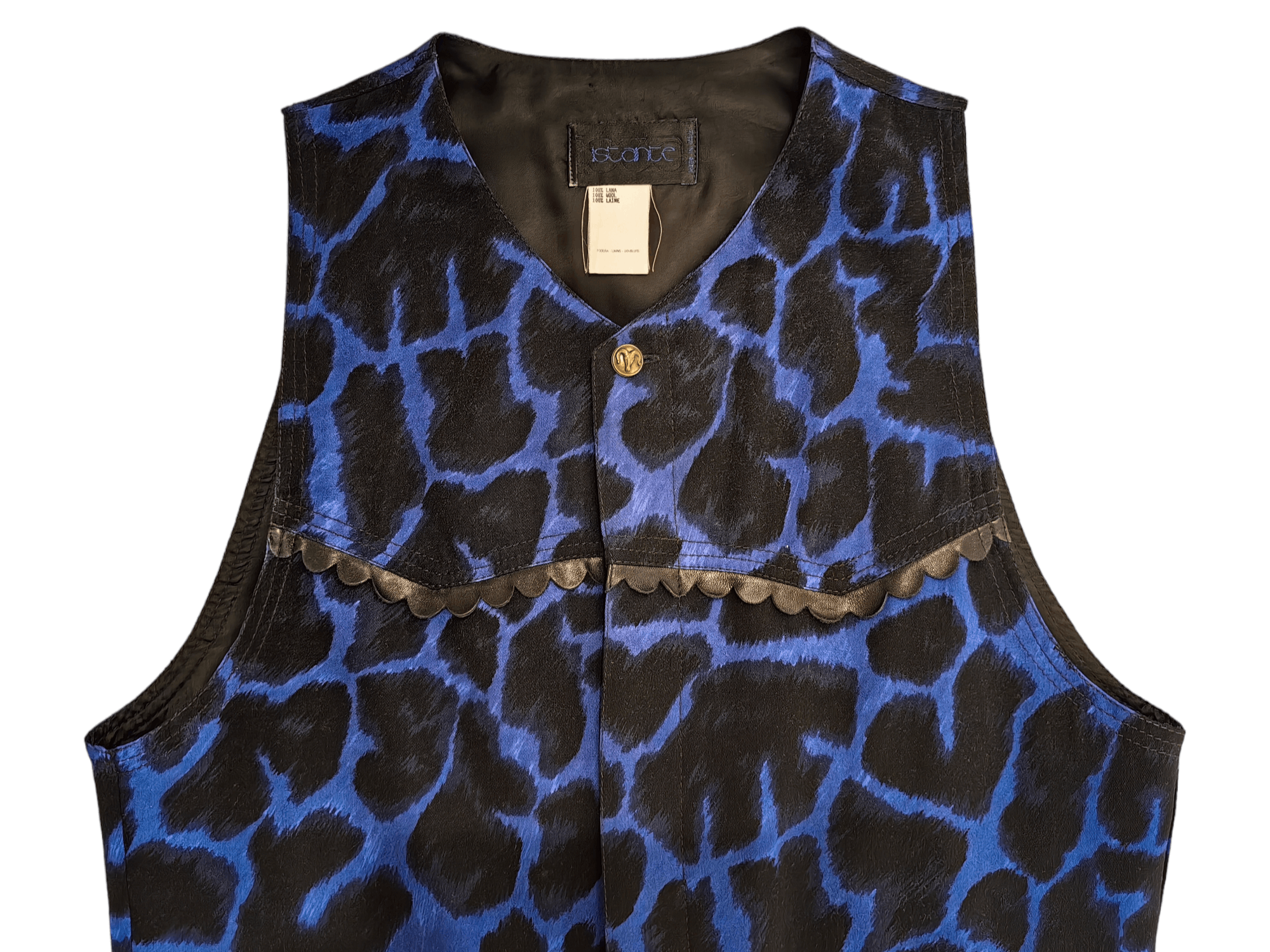 Versace Istante by Gianni Versace Vest Giraffe Print Size US M / EU 48-50 / 2 - 2 Thumbnail