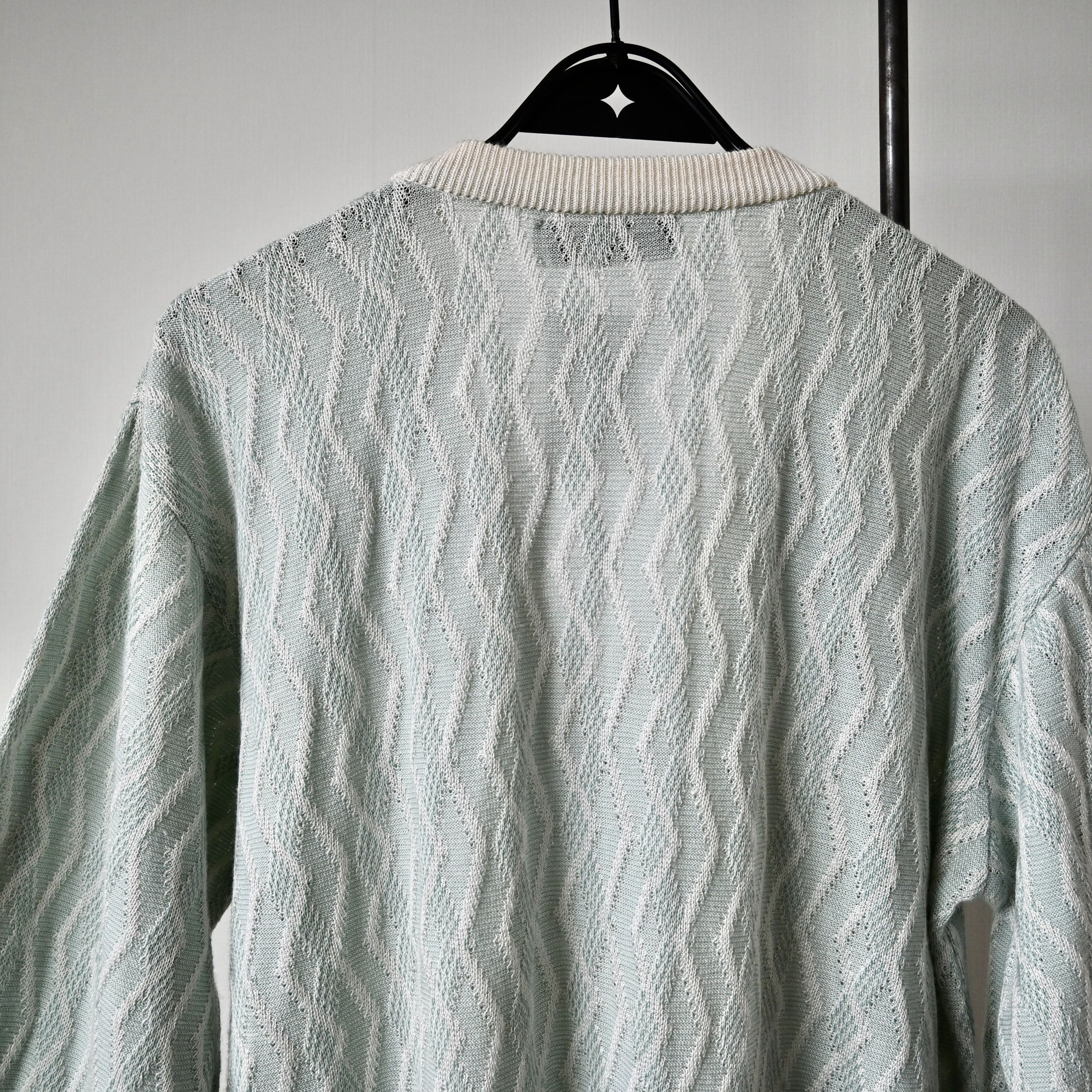 Jaeger VTG 1990s JAEGER cotton ramie blend sweater, made in England Size US L / EU 52-54 / 3 - 3 Thumbnail