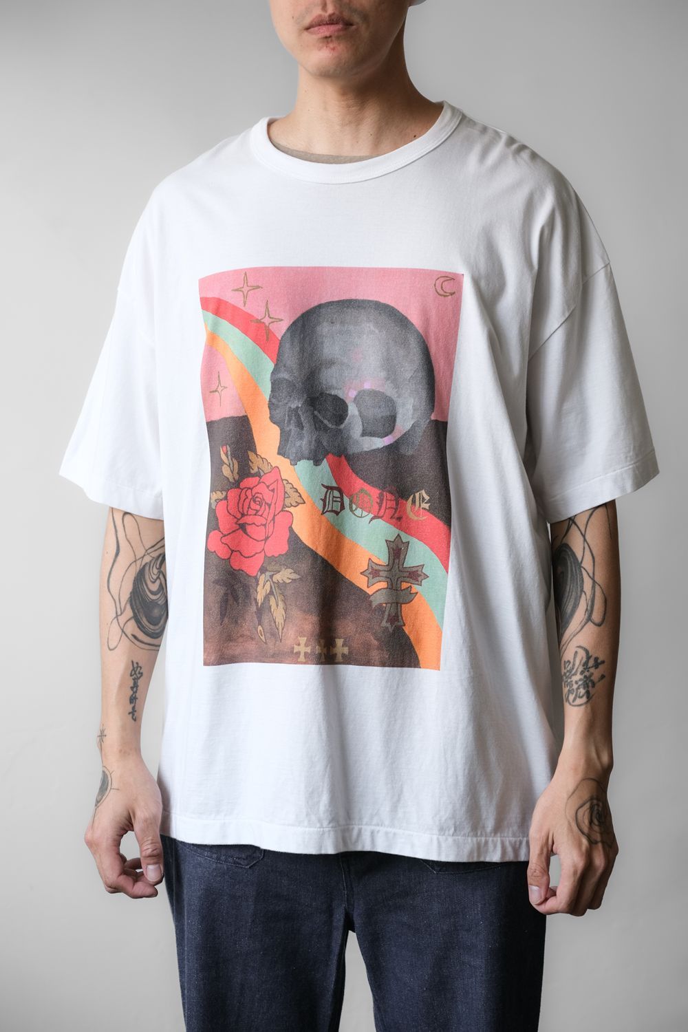 Japanese Brand COOTIE PRODUCTIONS/ PRINT S/S TEE (DONE) -WHITE Size US M / EU 48-50 / 2 - 1 Thumbnail